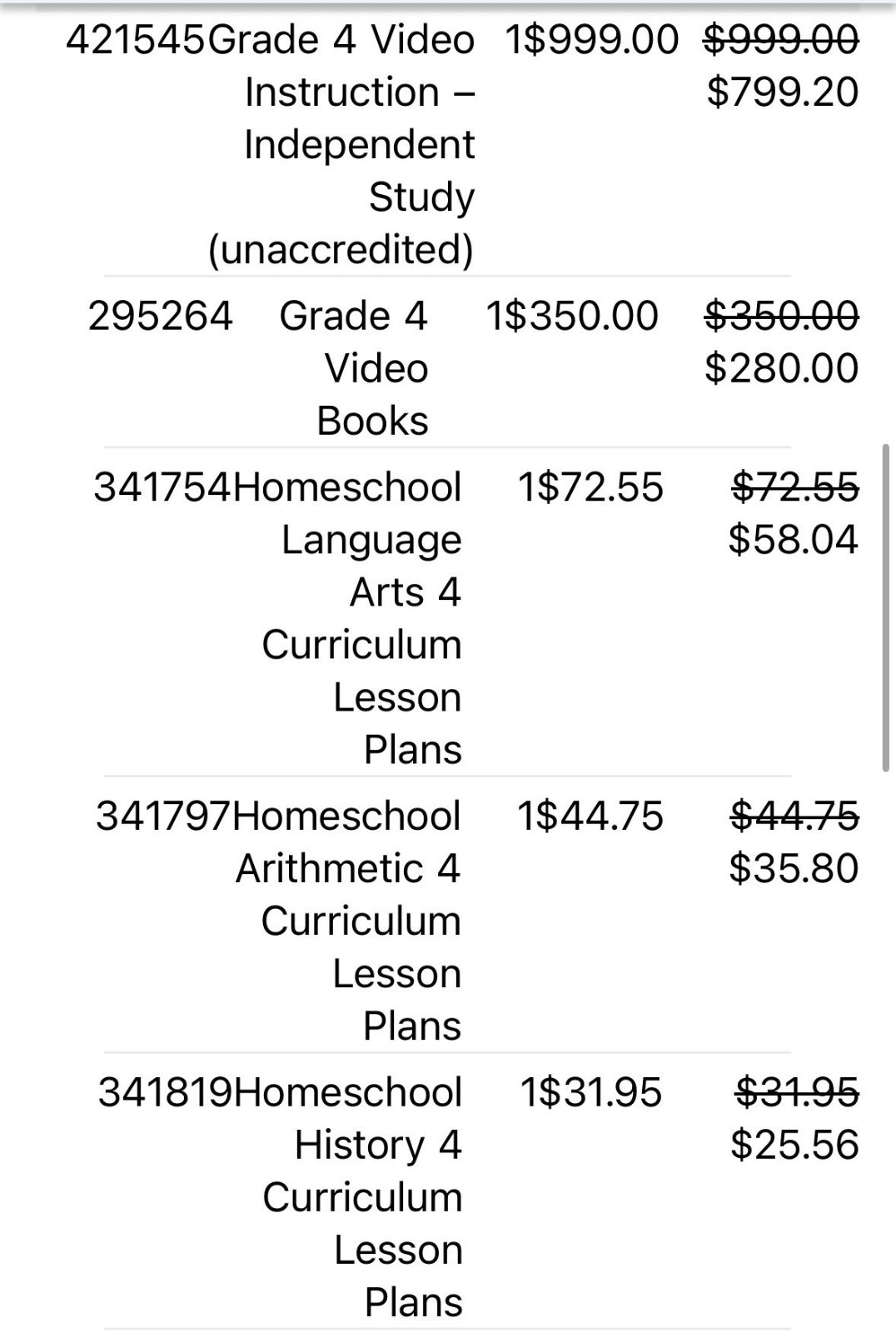 Abeka 4th Grade 57pc Complete Curriculum Set NEW Books Charts No Video