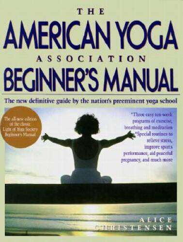 American Yoga Association Beginner’s Manual – Spiral-bound – GOOD