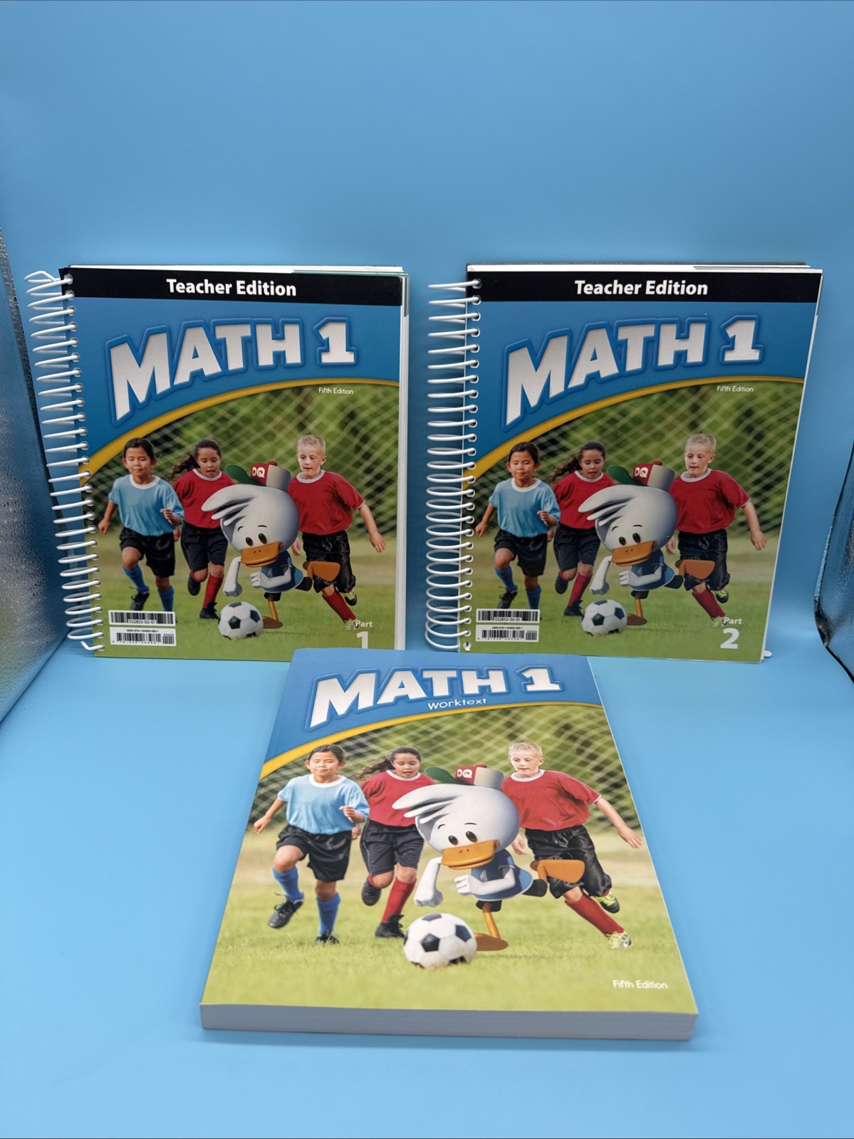 Bob Jones Math 1 (5th Edition) Student WorkText & Teacher Edition 1st Grade