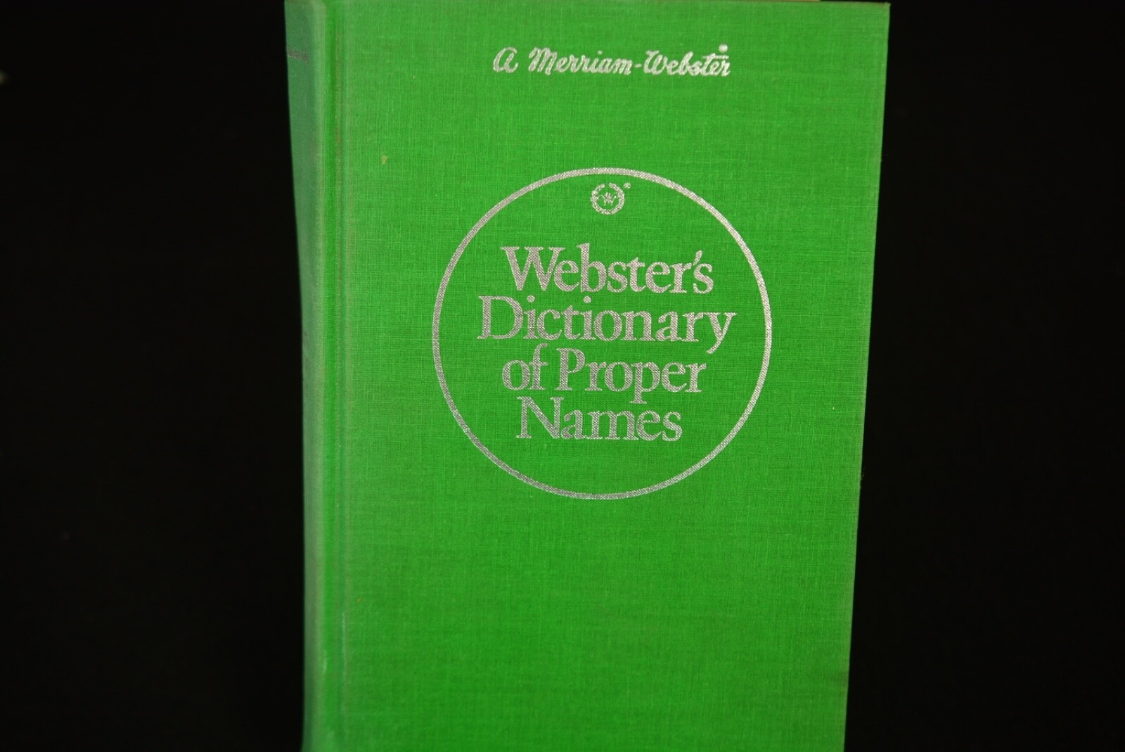 Webster’s Dictionary of Proper Names by Geoffrey Payton, Good, hardcover