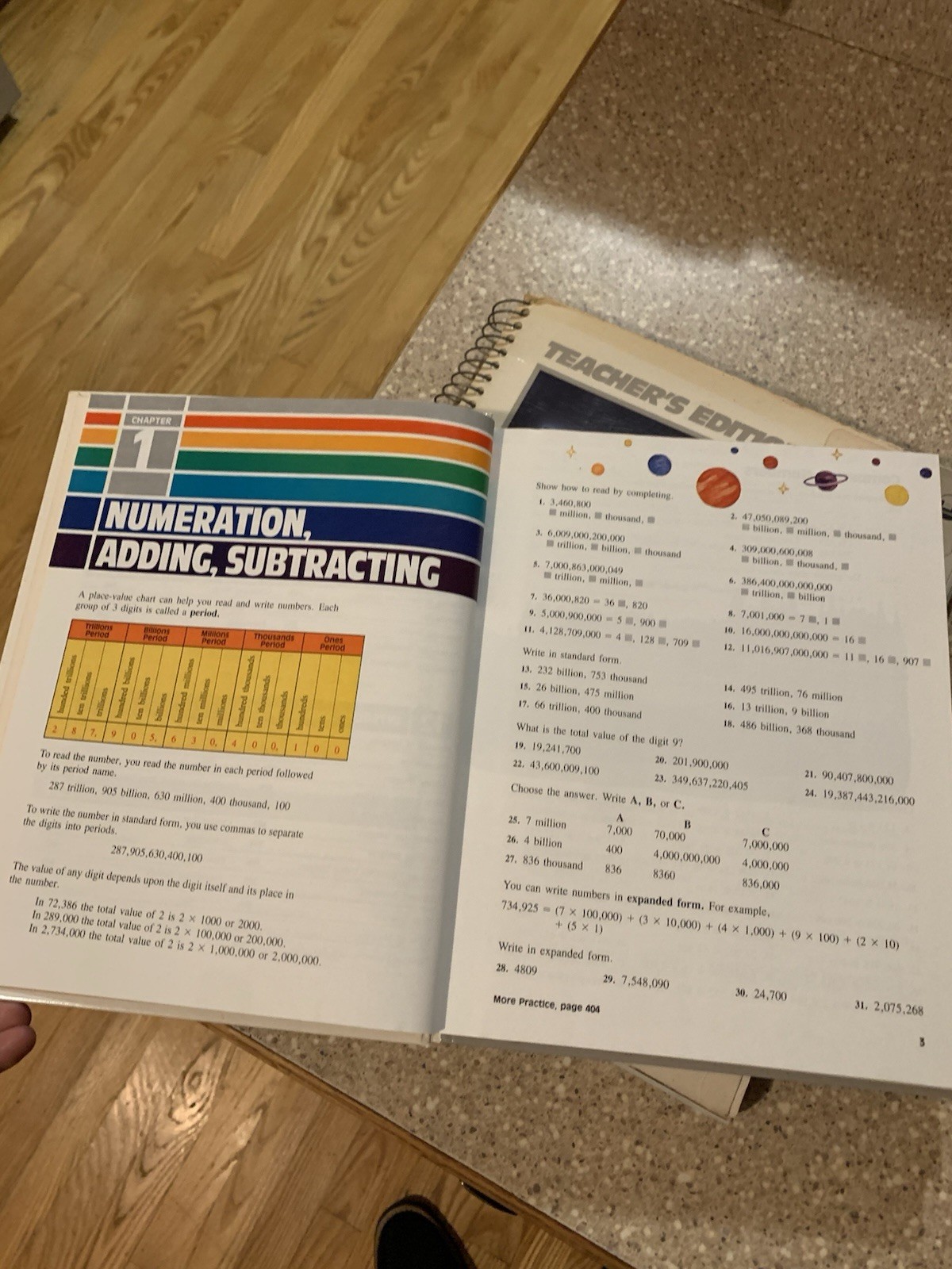 Vintage Student and Teacher’s Edition – Riverside Mathematics 1987 Grade 7