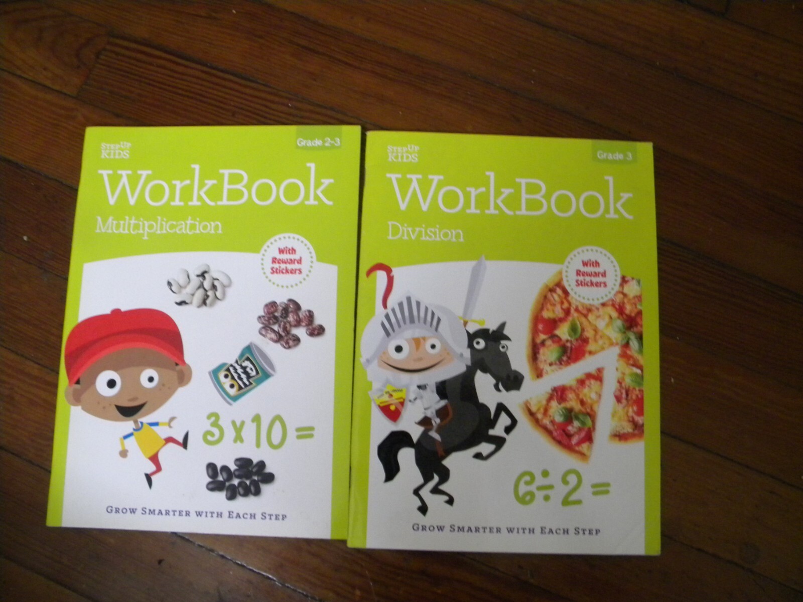 4 Brand New -3rd Grade/Grade 2-3 MATH WORKBOOKS-Multiplication &Division- L@@K