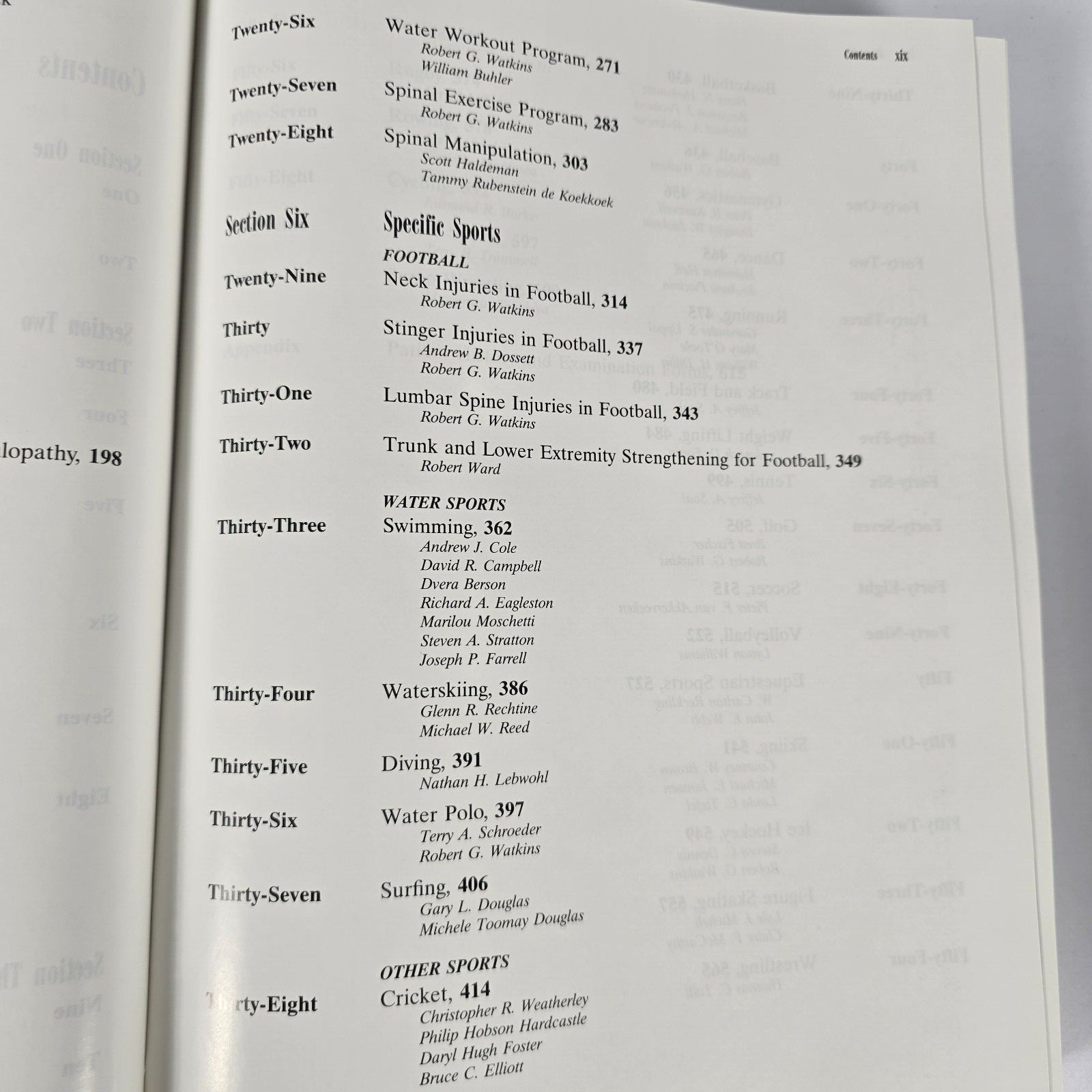 The Spine In Sports 1st Edition Author Robert G. Watkins Medicine Book 1995
