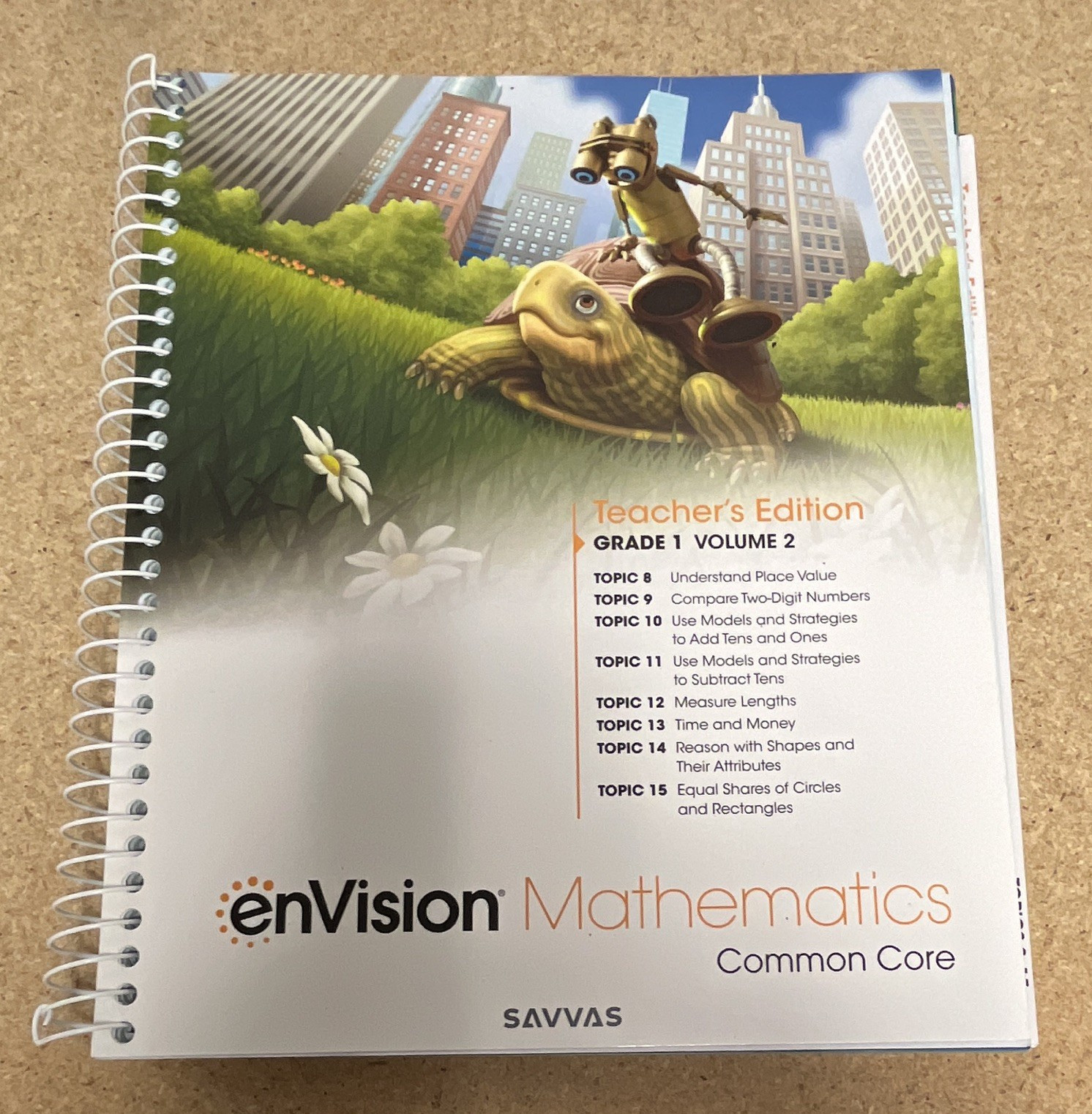 enVision Mathematics Common Core Teacher’s Edition Grade 1 Vol 2 Spiral ISBN