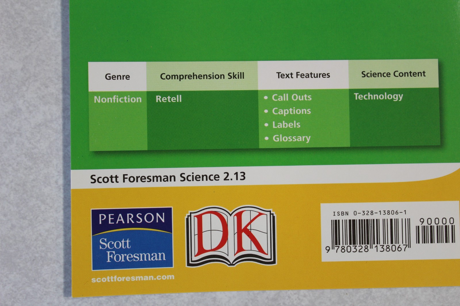 Pearson Foresman Homeschool Grade 2 On Level Science Leveled Readers Course Set