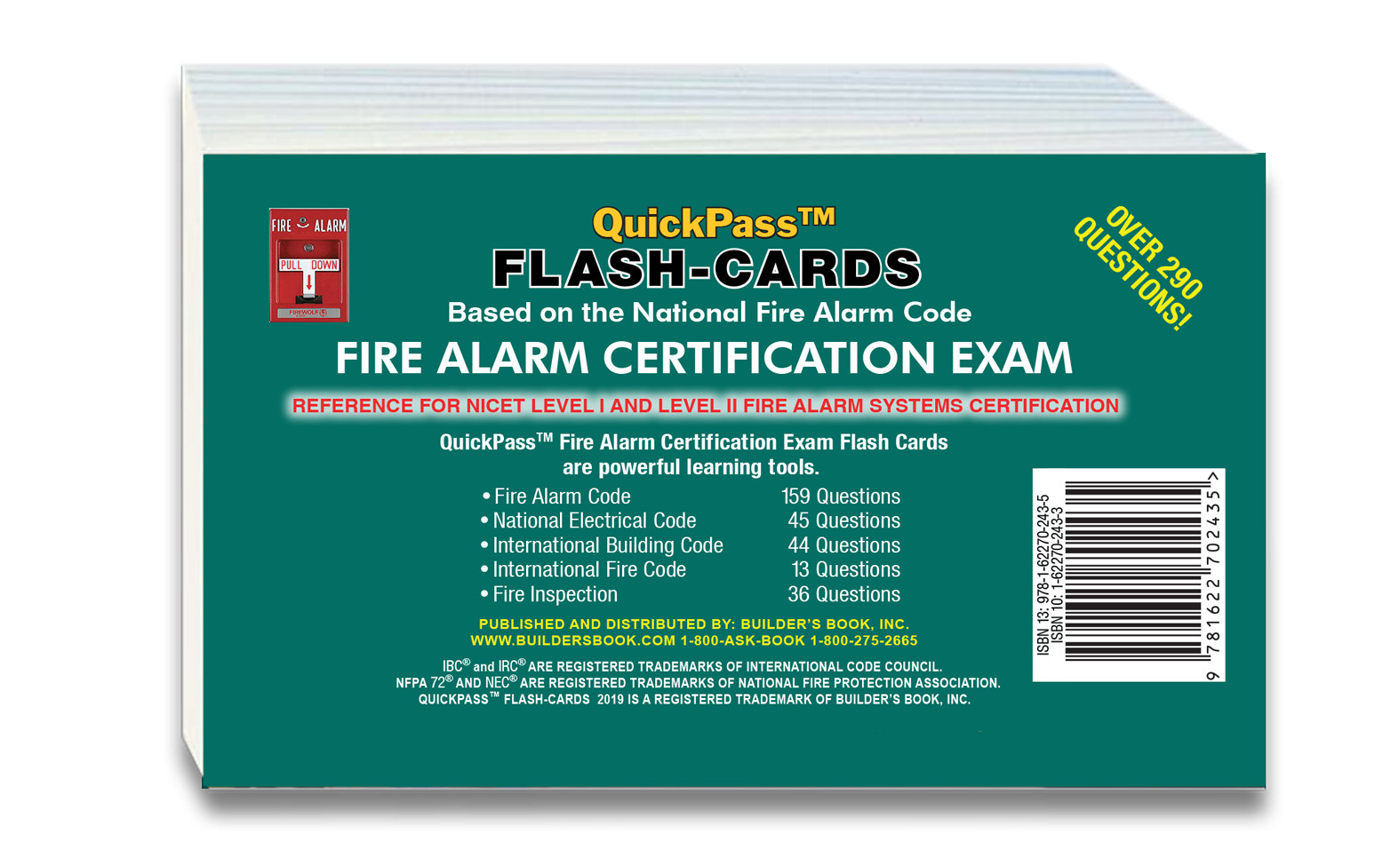 Fire Alarm Certification Exam QuickPass Flash-Cards Based On The National Fire A