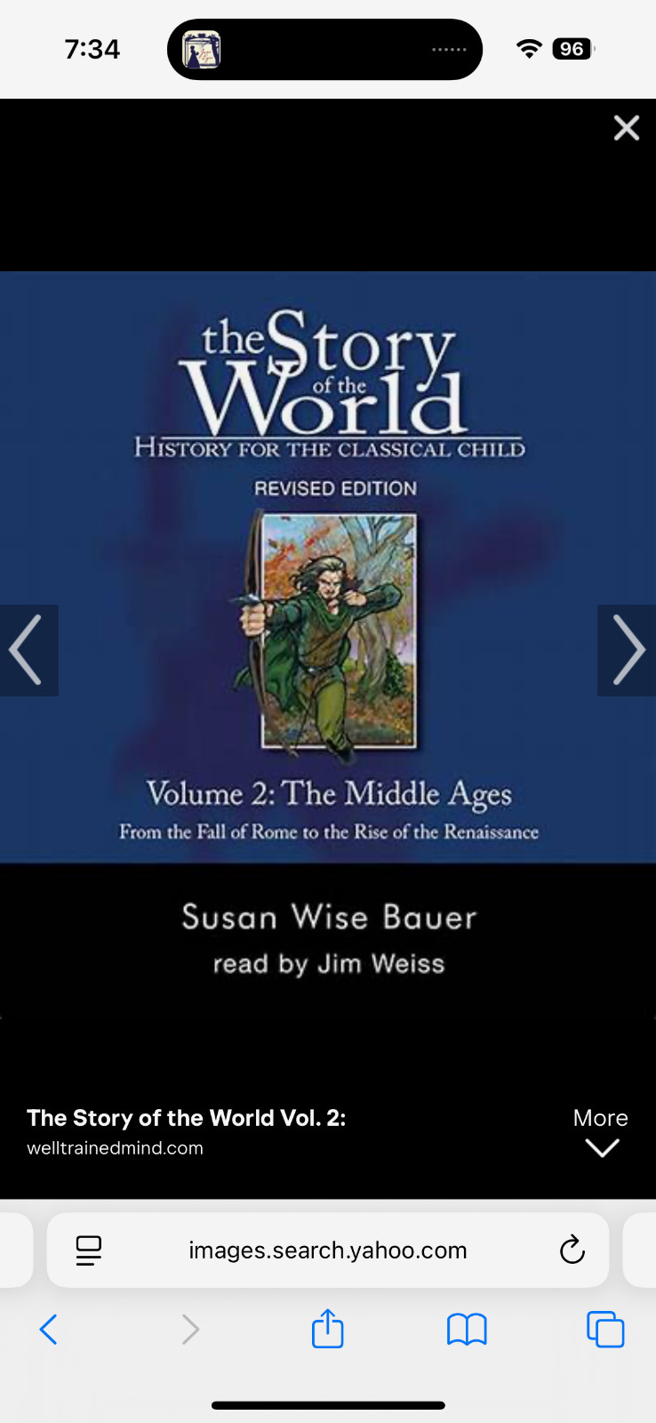 Story of the World Ser.: The Middle Ages Vol. 2 : From the Fall of Rome to…