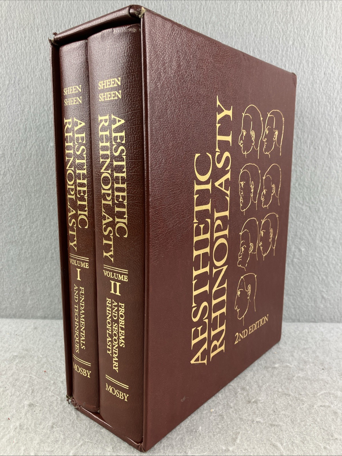 Aesthetic Rhinoplasty 2 volume set, Jack Sheen and A.Peebles, Plastic Surgery