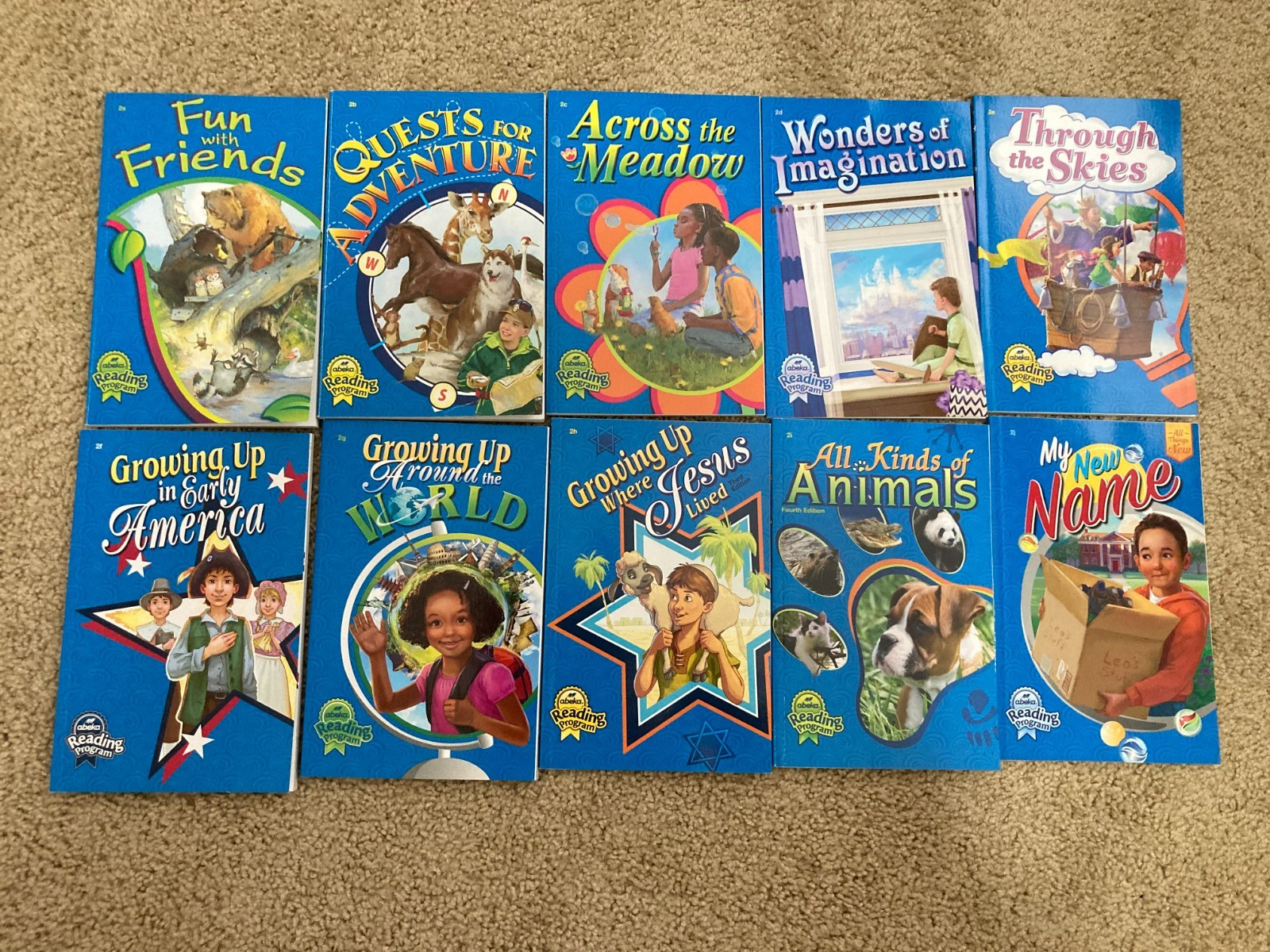 Abeka 2nd Grade Reading Set (10 Readers) CURRENT