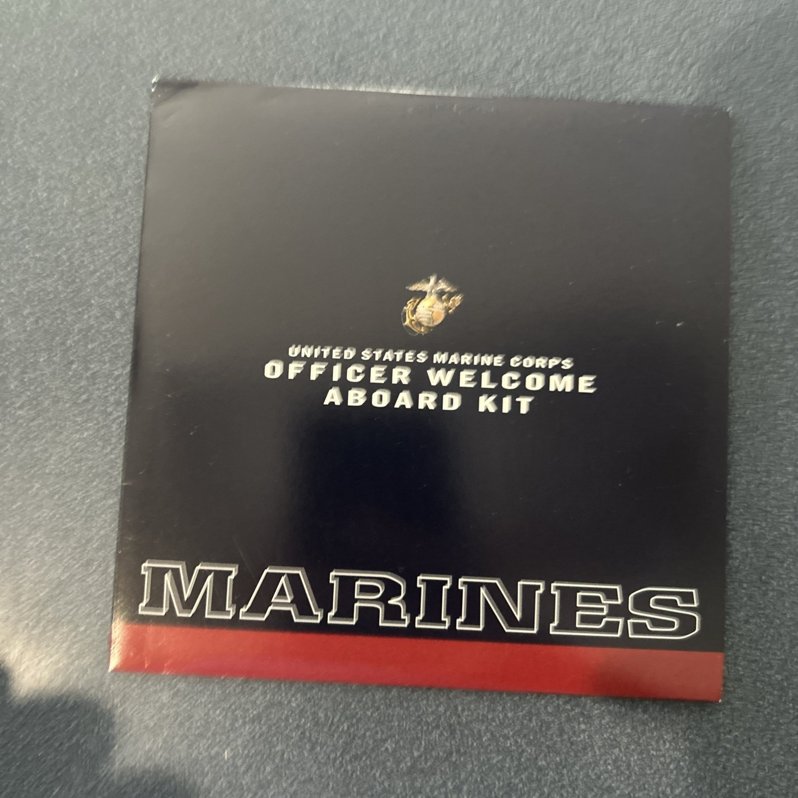 Marine Officers Guide 8th Edition, by Col. Haluday Welcome Kit CD And Marine Tin