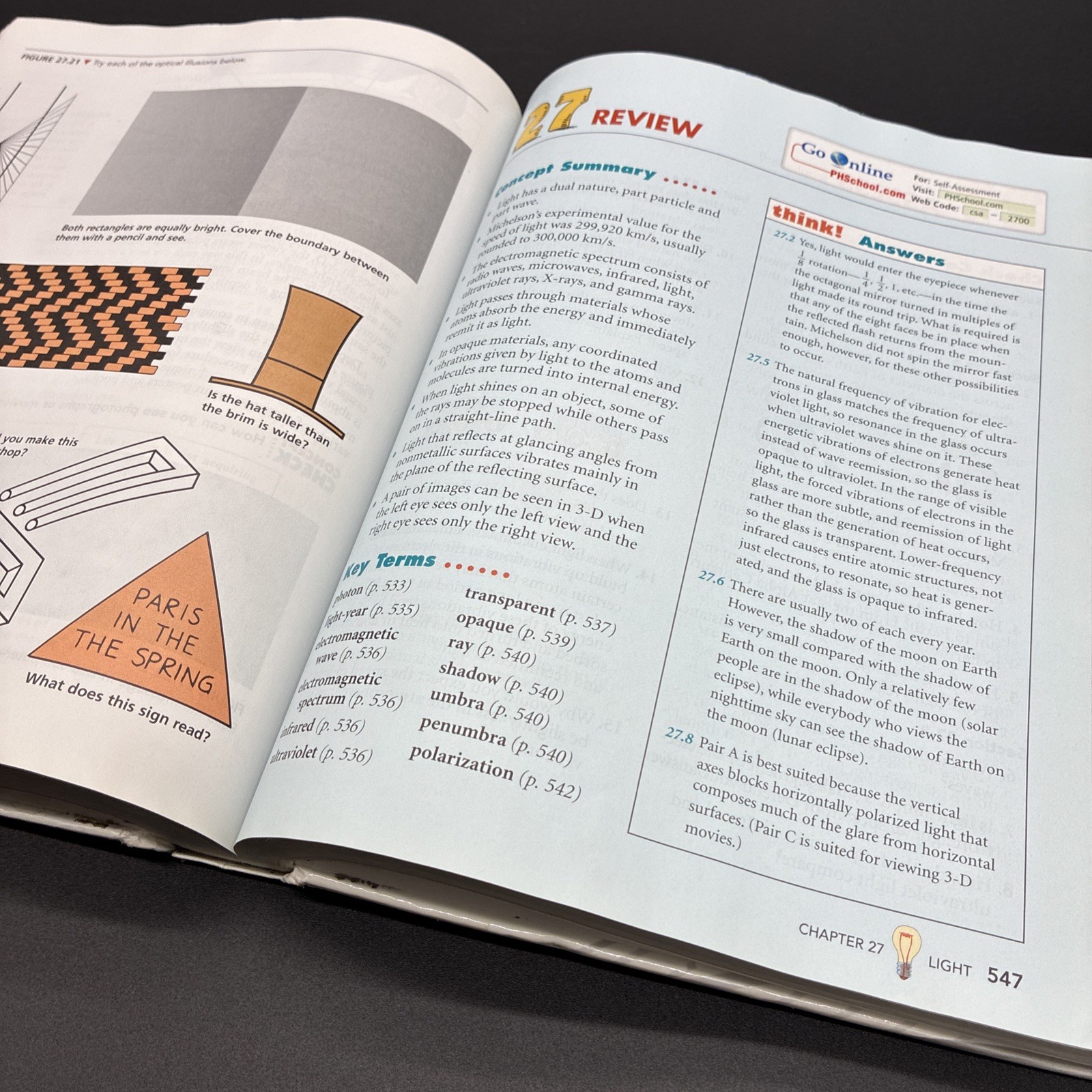 Prentice Hall Conceptual Physics Hardcover Paul G. Hewitt Textbook