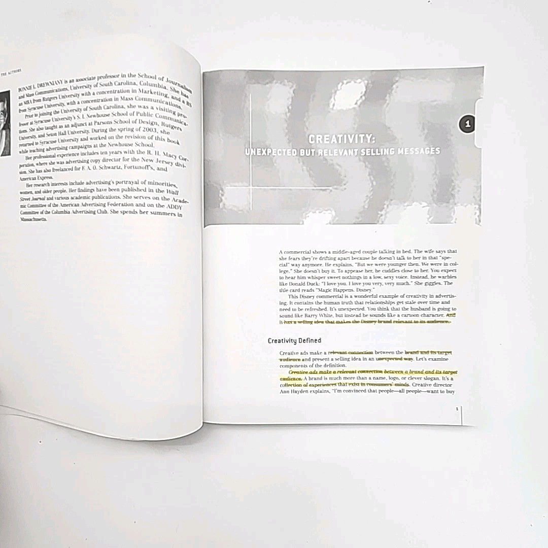 Creative Strategy in Advertising with Infotrac by Jewler and Drewniany Book 2004