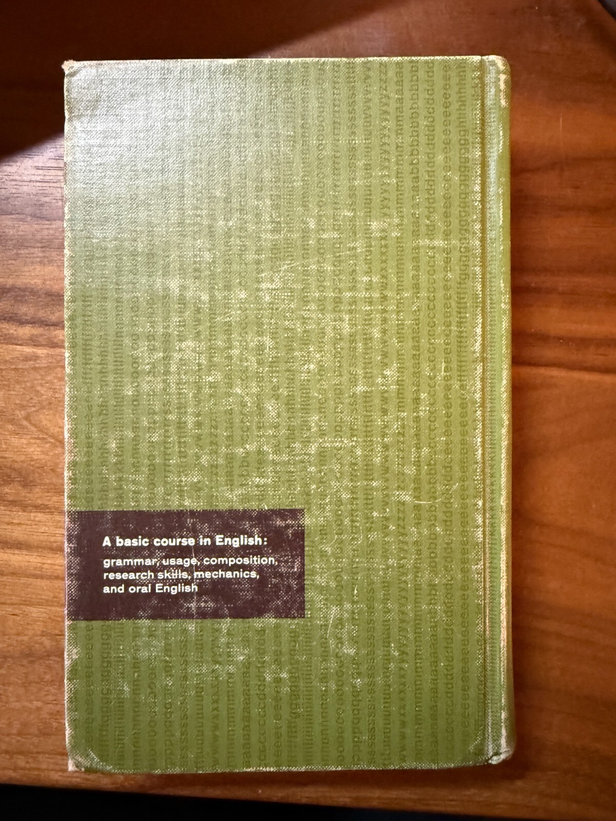 1965 Warriner’s English Grammar and Composition 9 Revised Edition