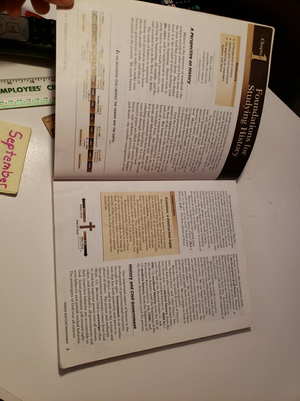 Abeka World History and Cultures Textbook 3rd edition Student Text 10th Grade PB