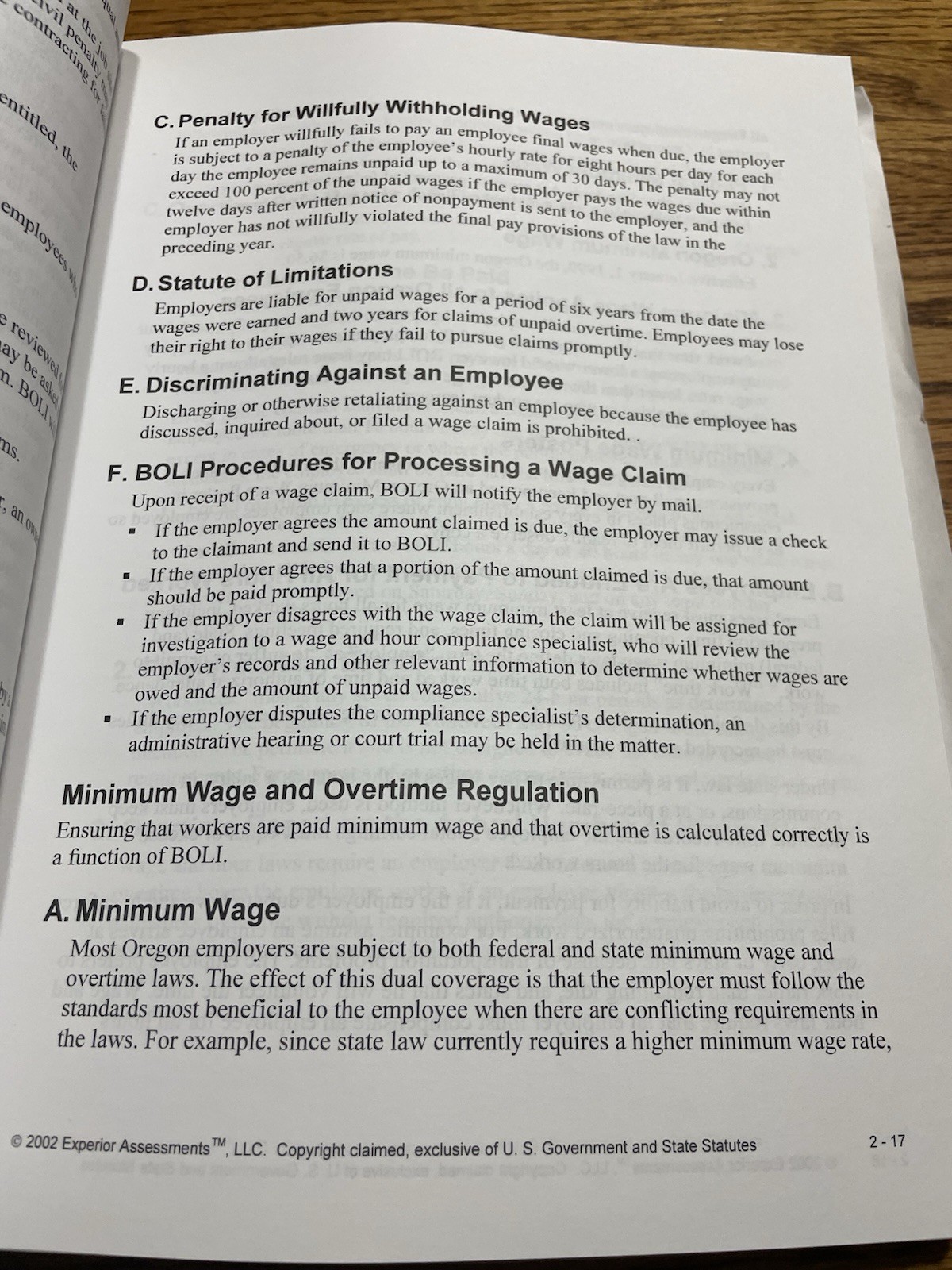 Oregon Contractors Reference Manual Third Edition State Of Oregon Manual