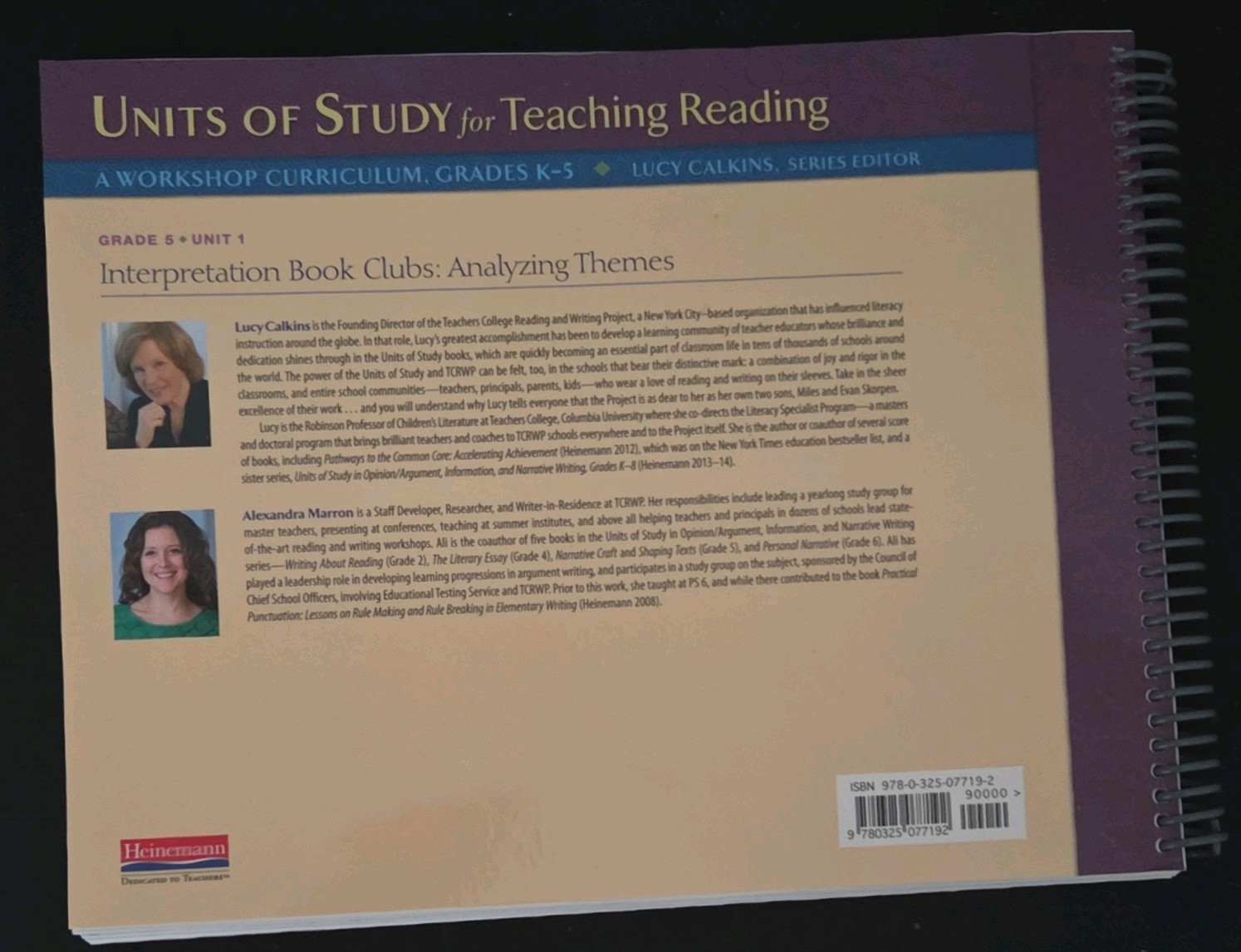 Lucy Calkins Units of Study Reading Grade 5 Complete Set Heinemann Homeschool