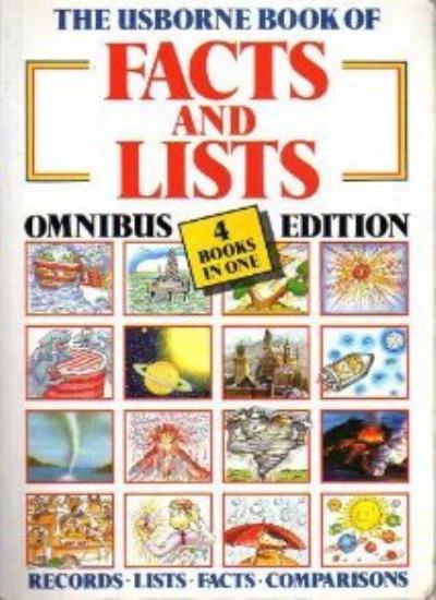 Usborne Book of Facts and Lists (Usborne Facts & Lists) By Anita Ganeri, A. Gan