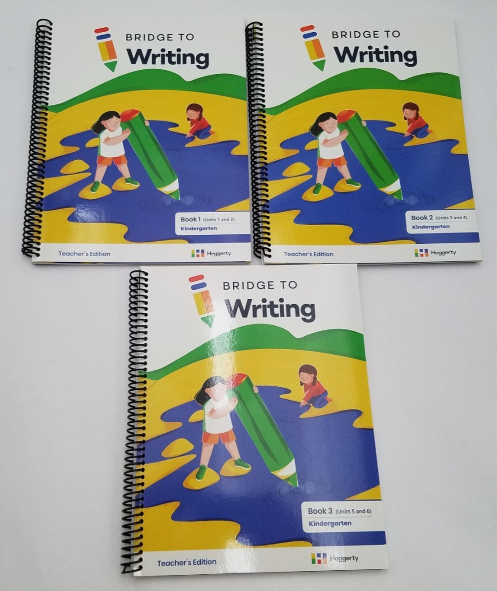 Heggerty Bridge to Writing Kindergarten Teacher’s Ed – Books 1,2&3 (2110323-H)