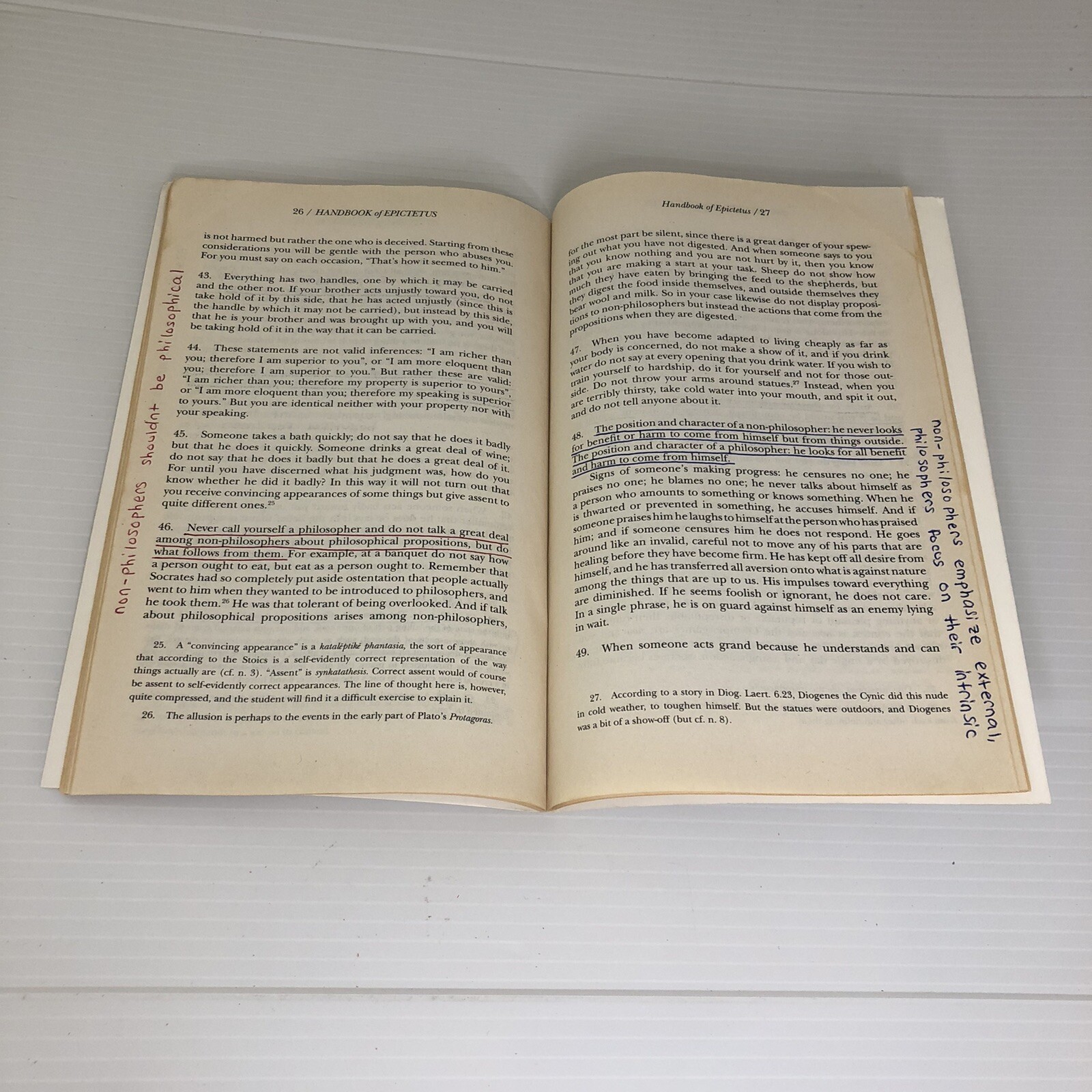 Hackett Classics Ser.: The Handbook (the Encheiridion) by Epictetus (1983, Trade