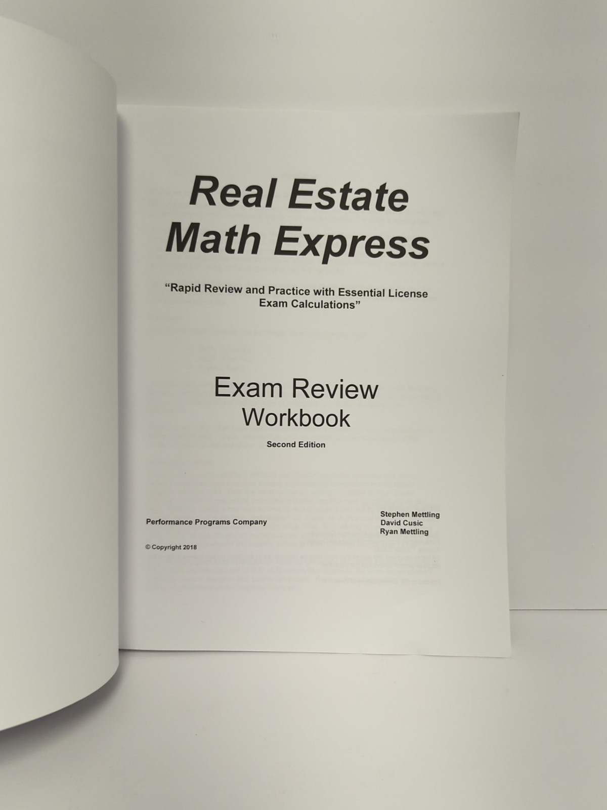 REAL ESTATE MATH EXPRESS: RAPID REVIEW AND PRACTICE WITH By Stephen VG
