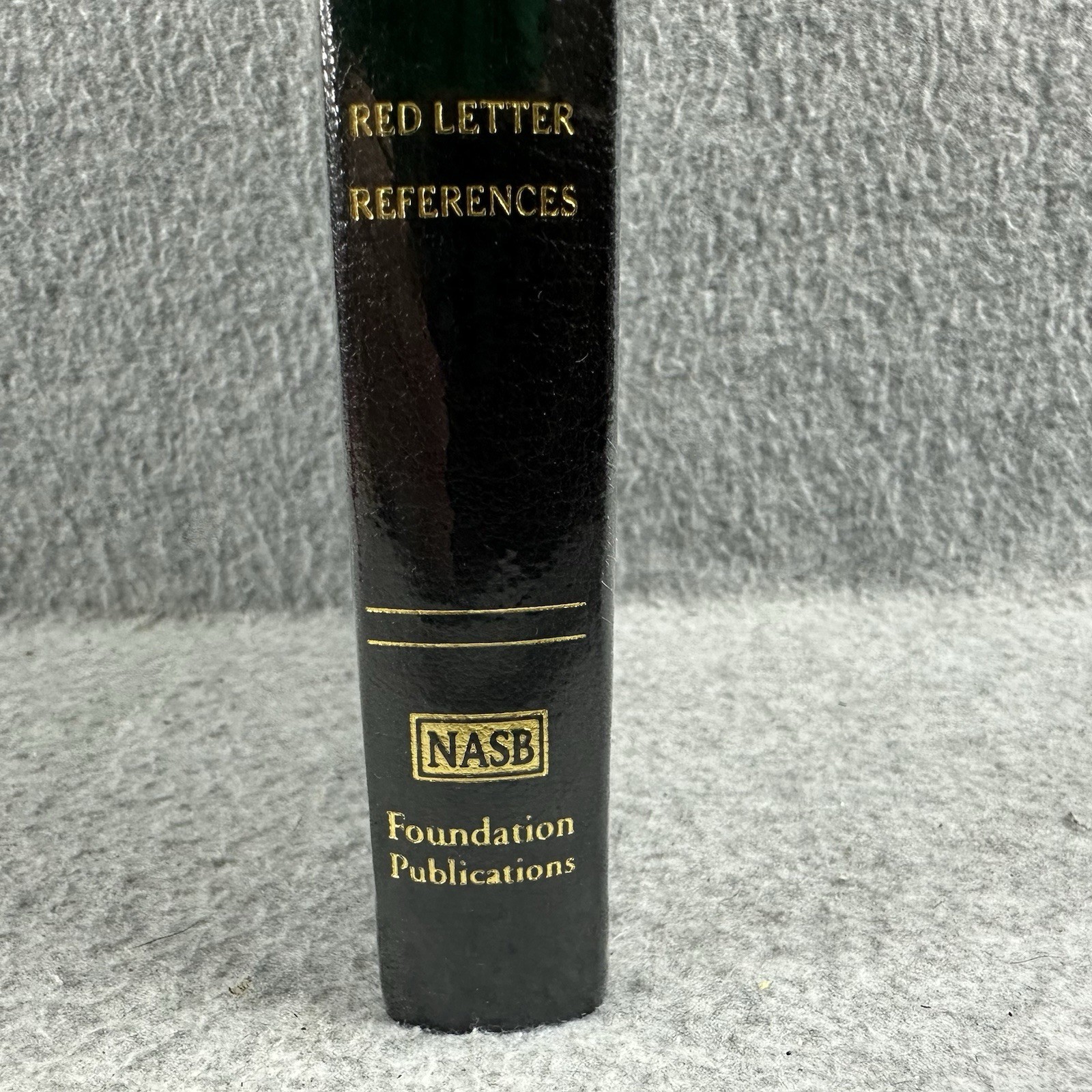 1998 NASB Holy Bible Updated Edition Red Letter References Bonded Leather Sealed