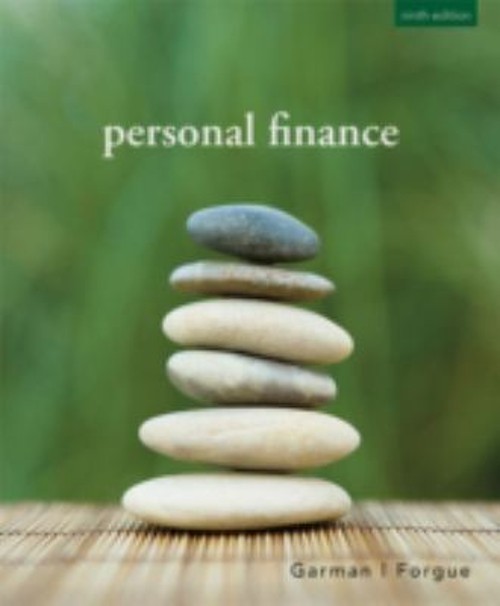 Personal Finance Hardcover E. Thomas, Forgue, Raymond E. Garman