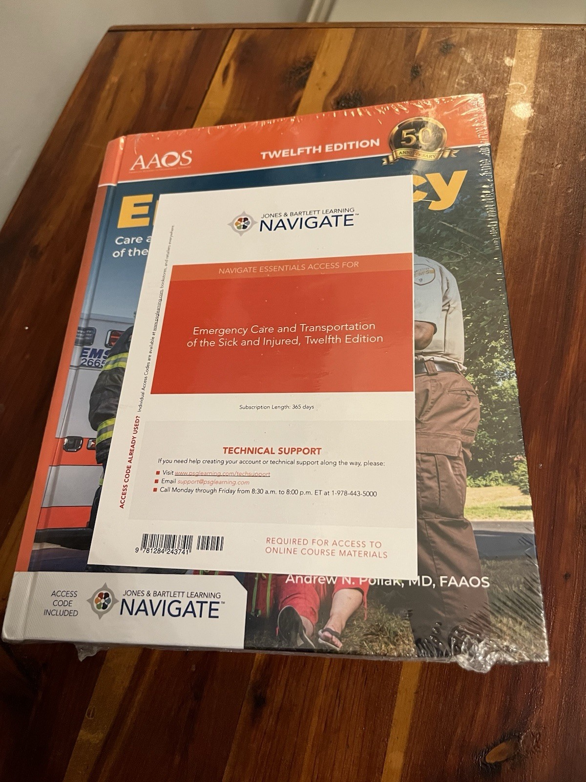 New AAOS Emergency Care Transportation Of Sick Injured 12th Edition Hardcover