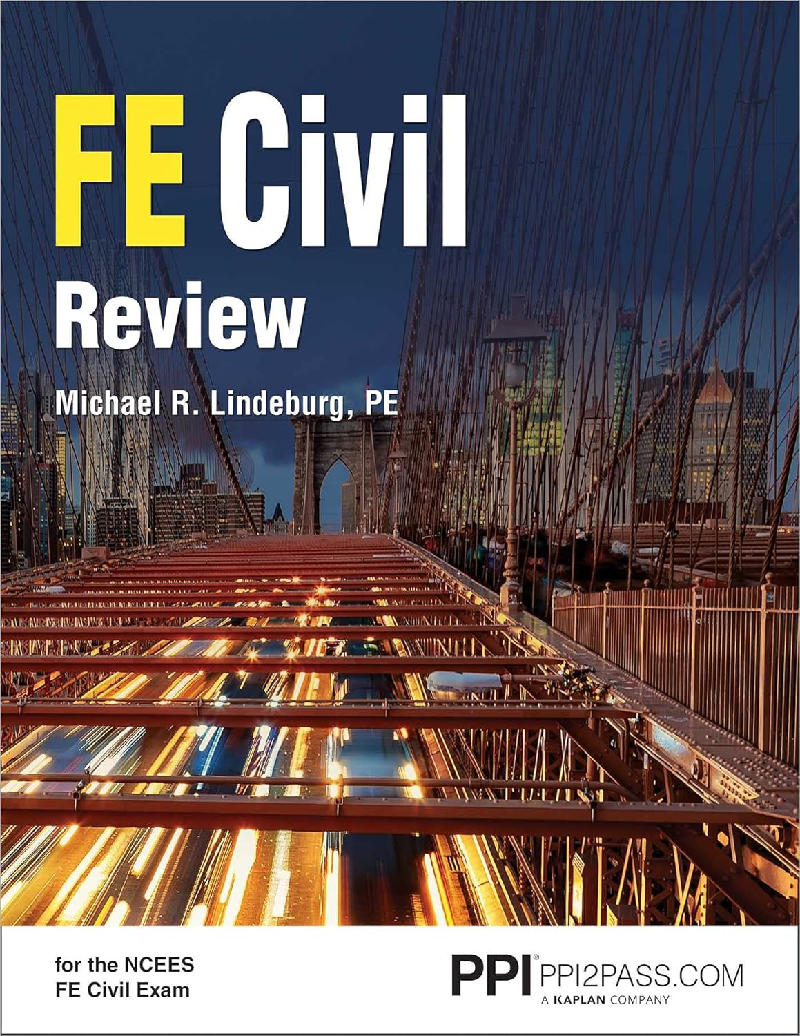 PPI FE Civil Review — Complete Topic Review by Michael R. Lindeburg: Solved Exam