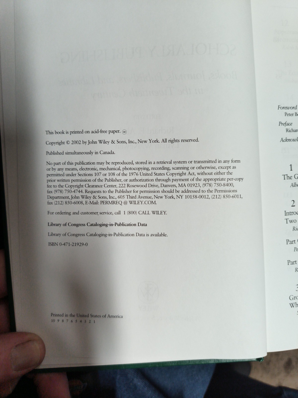 Scholarly Publishing