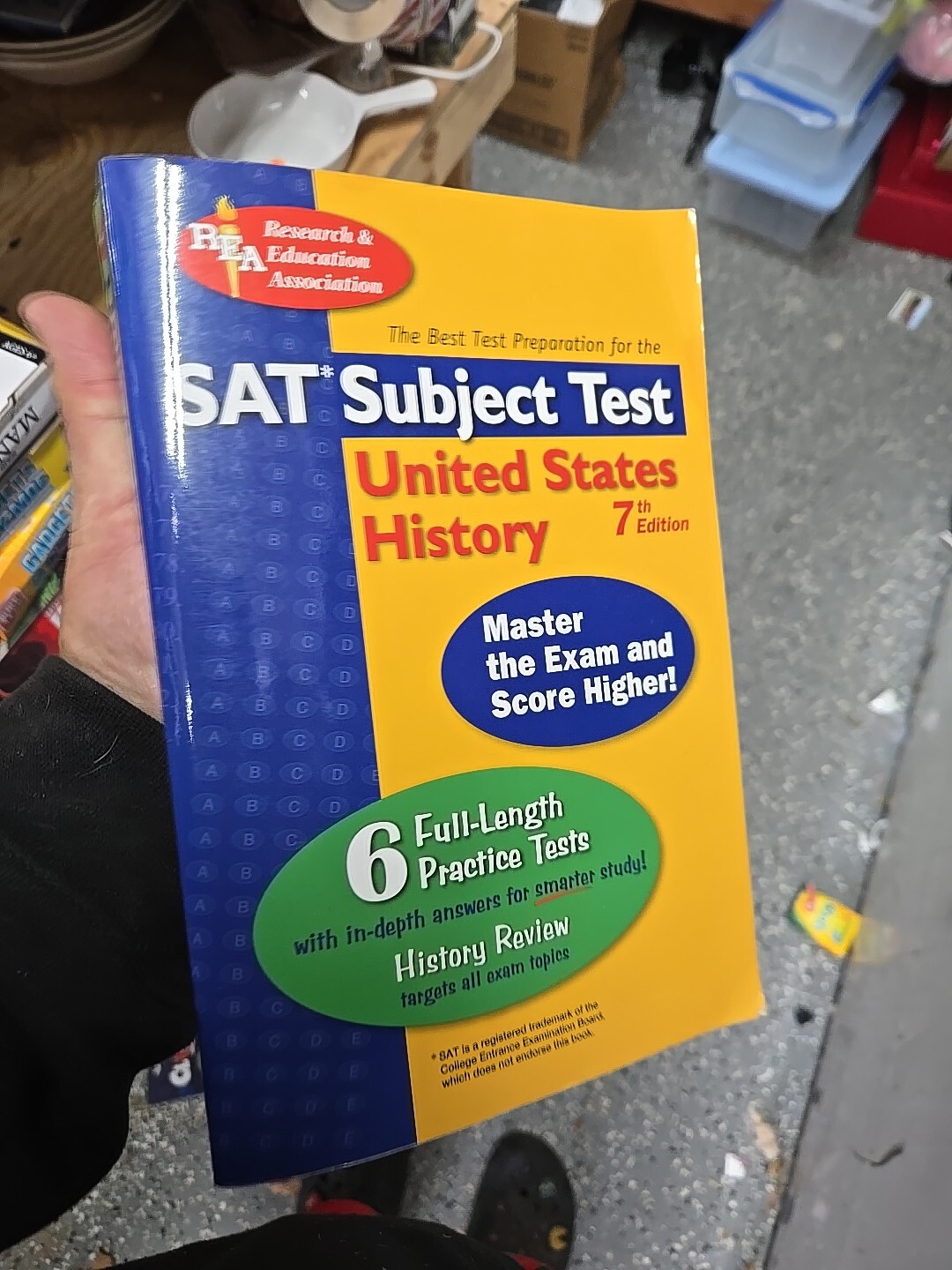 SAT UNITED STATES HISTORY (REA) — SAT US HISTORY SUBJECT By Gary Land