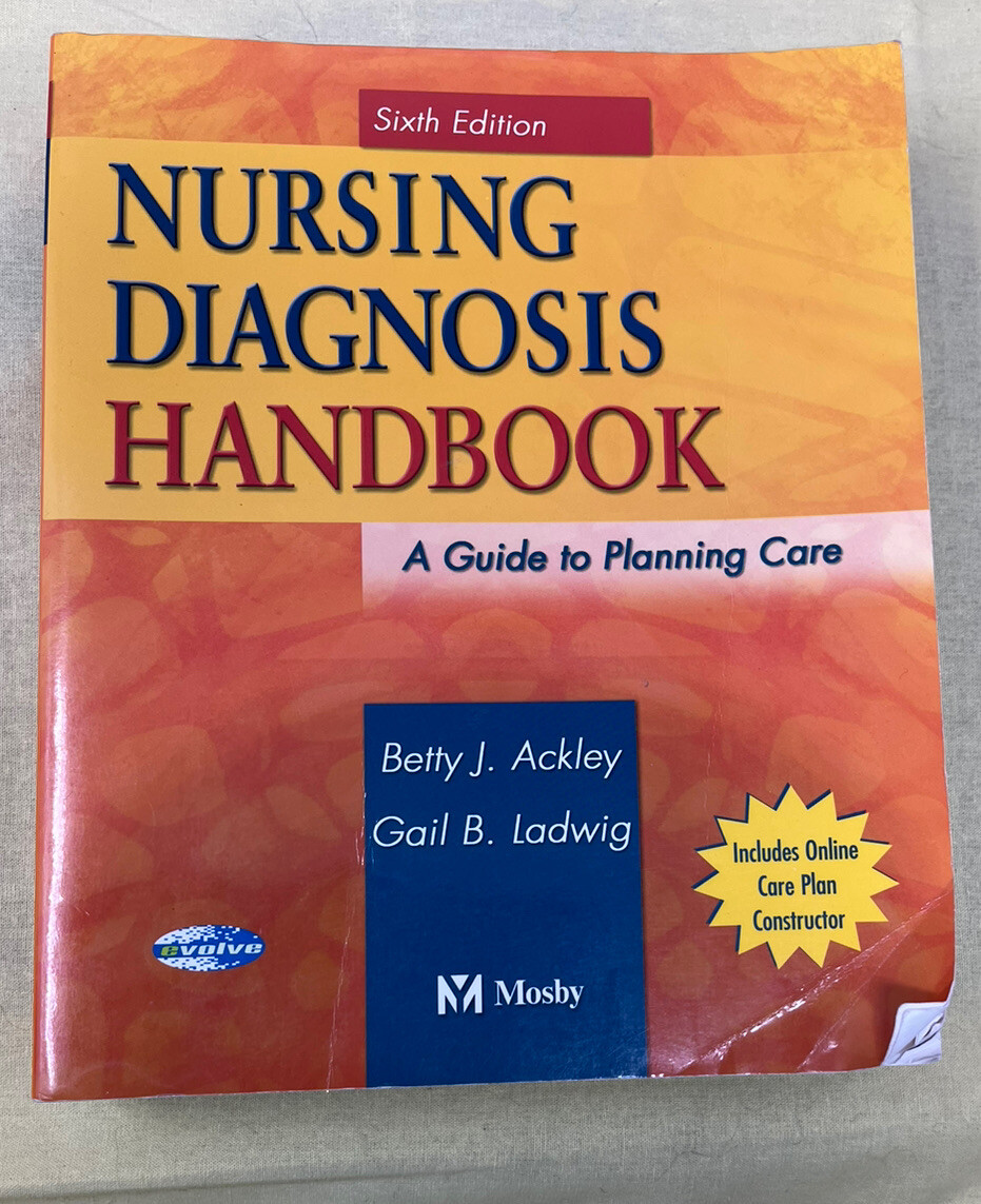 Nursing Diagnosis Handbook A Guide to Planning Care by Gail B Ladwig Textbook
