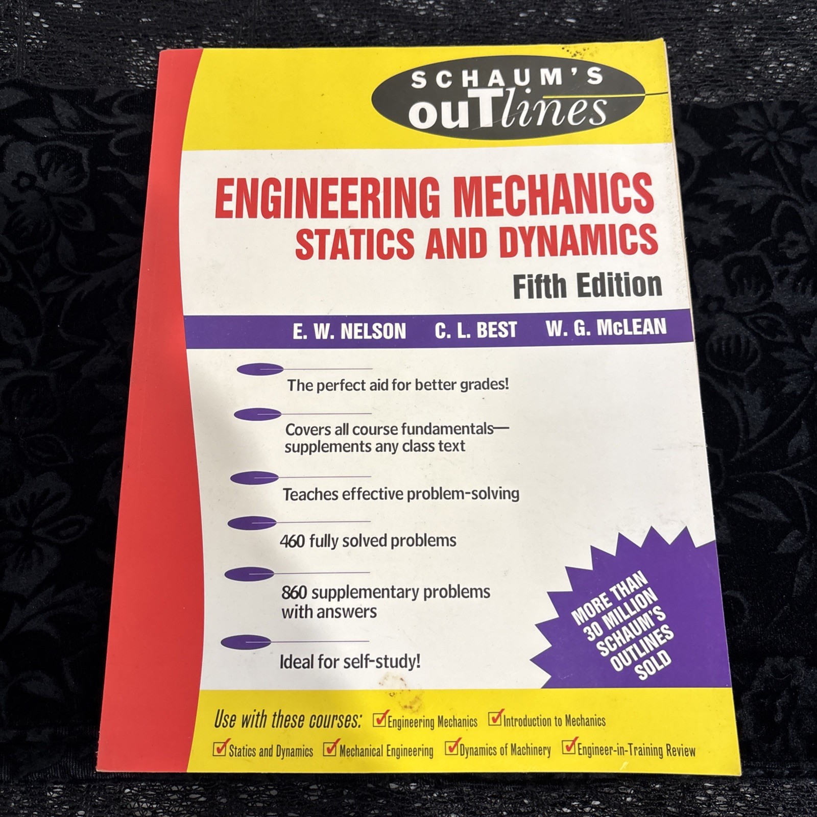 Engineering Mechanics, Statistics And Dynamics By Nelson, Best, And McLean 1998