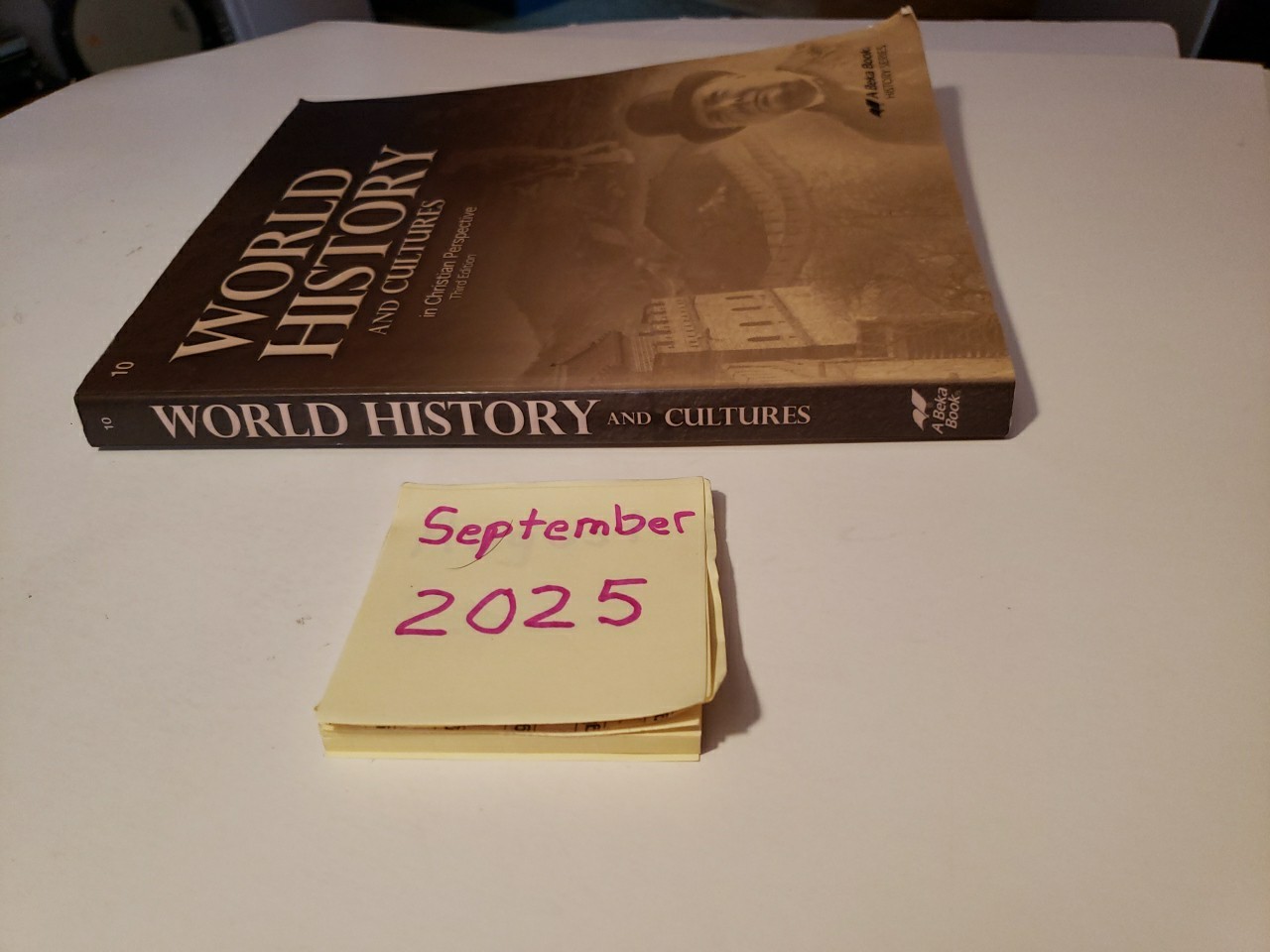 Abeka World History and Cultures Textbook 3rd edition Student Text 10th Grade PB