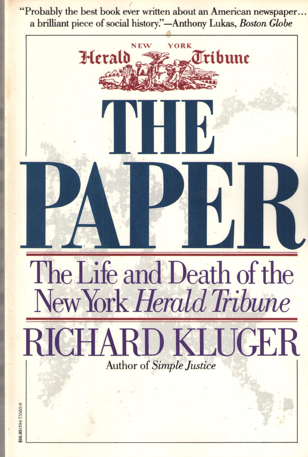 The Paper by Kluger