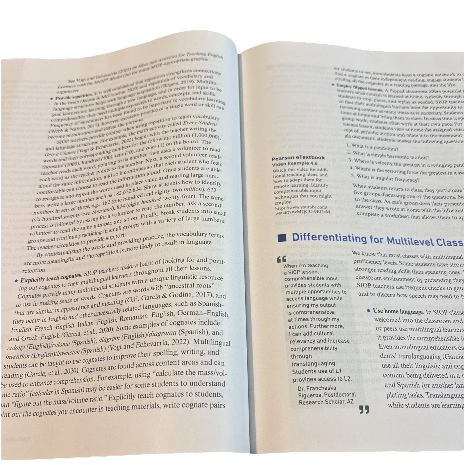 Making Content Comprehensible for Multilingual Learners SIOP Model 2024 6e VG*