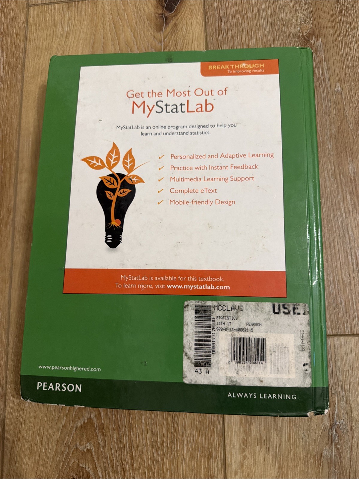 Statistics by Terry Sincich and James T. McClave (2016, Hardcover)