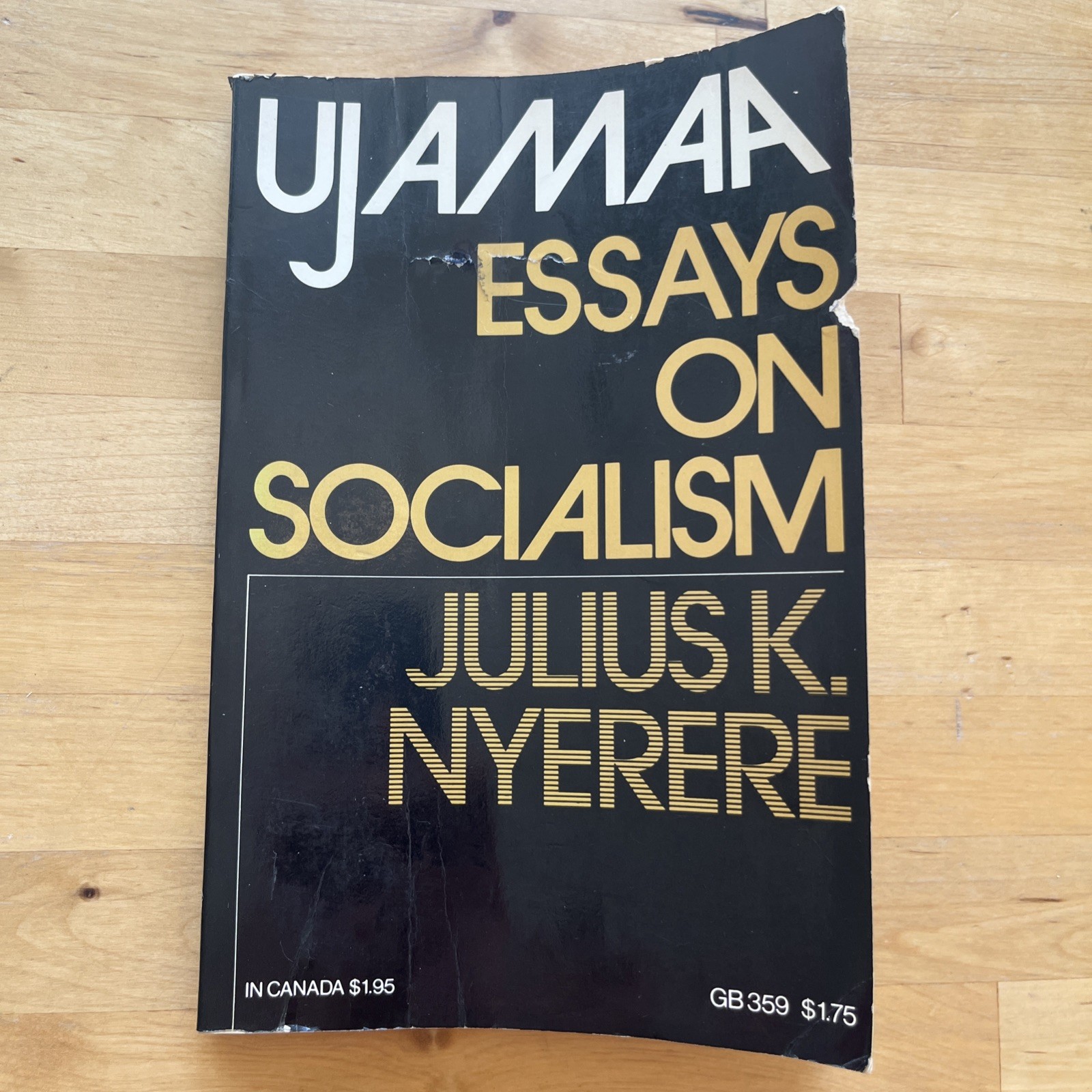 1973 Ujamaa- Essays on Socialism, Julius K Nyerere, Tanzanian History, Vtg Ppbk
