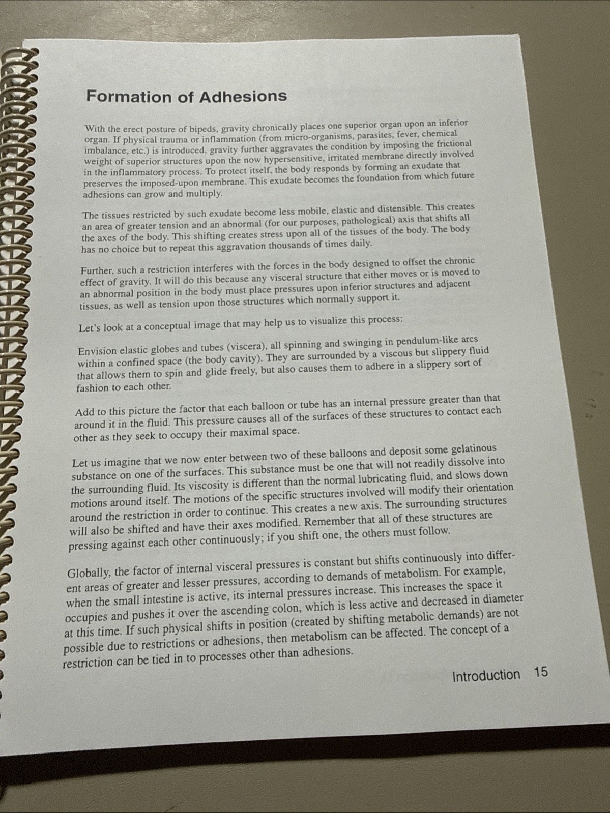 Visceral Manipulation IA Study Guide 1998 Revised Frank Lowen MT Upledger