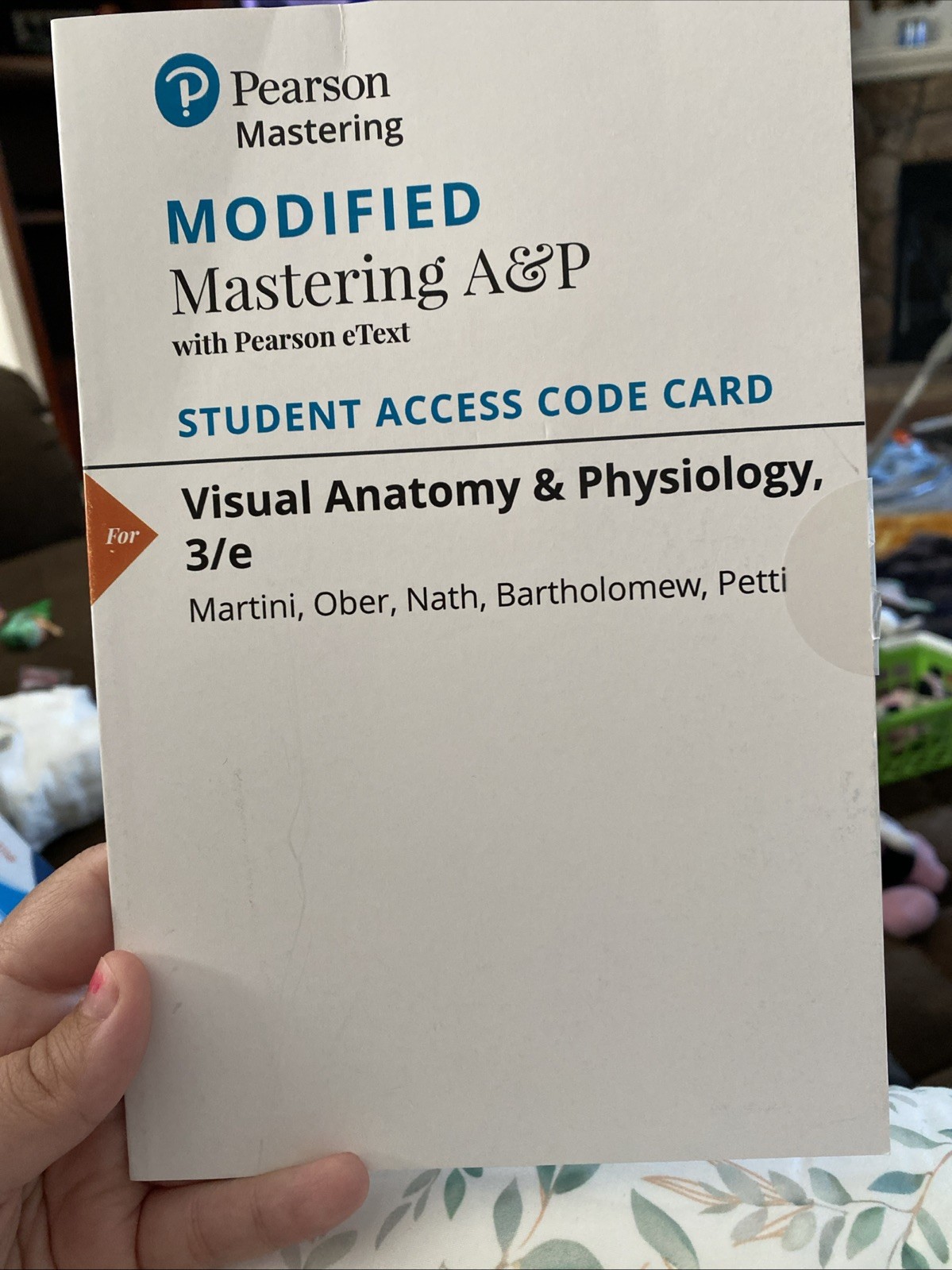 Modified Mastering A&P Pearson eText Access Card Visual Anatomy & Physiology 3rd