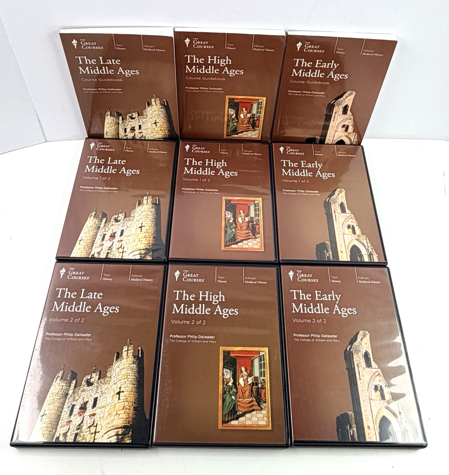 The Middle Ages Trilogy The Great Courses DVDs & Guidebooks – Philip Daileader