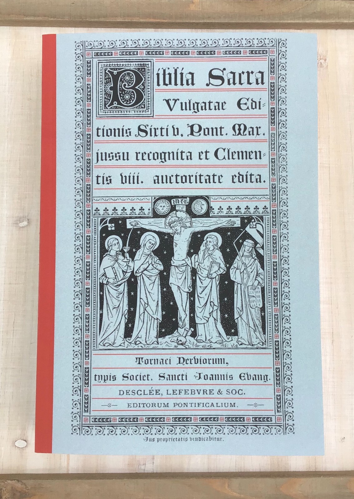 Biblia Sacra Latin Vulgate Clementine Edition Catholic Illustrated Bible Reprint