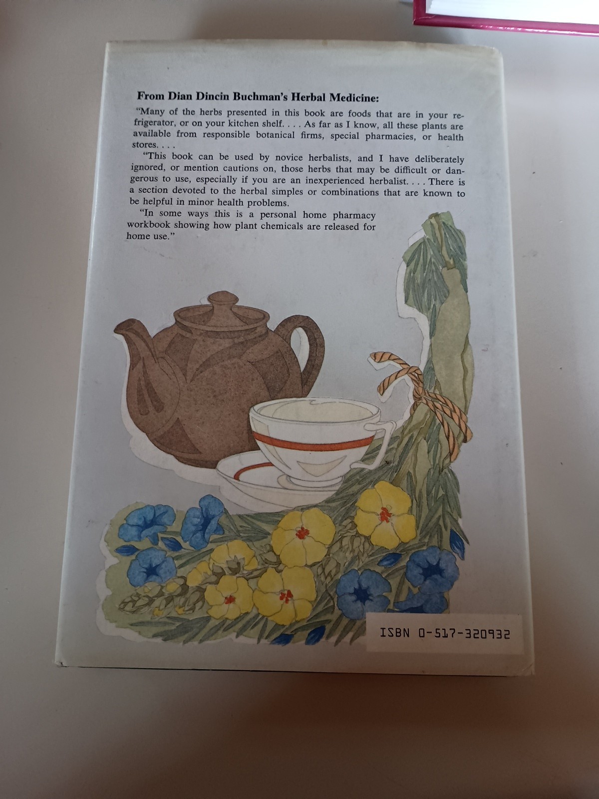 Herbal Medicine by Buchman, HC/DJ Vintage Herb Remedy Book