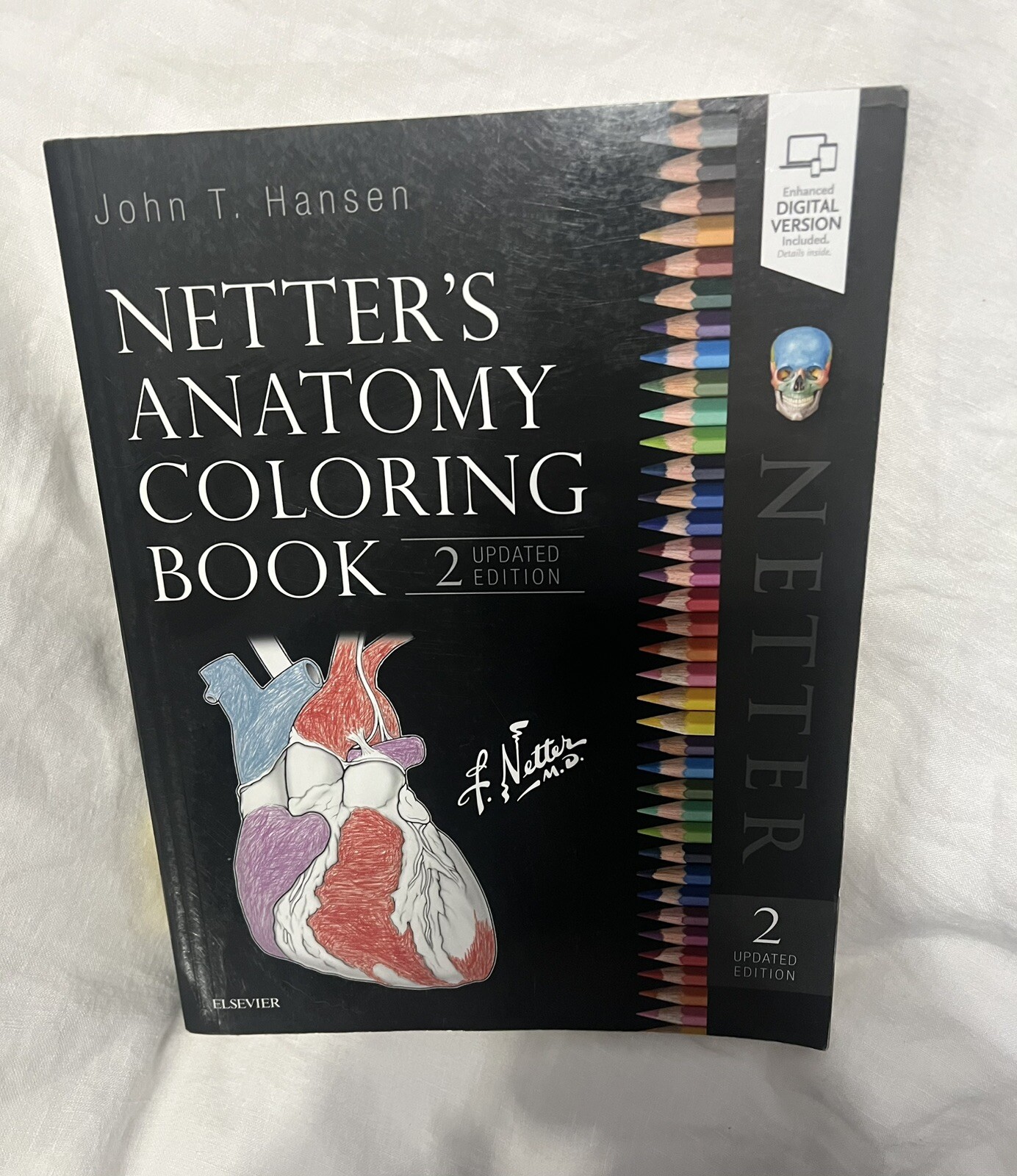 Netter’s Anatomy Coloring Book 2 Updated Edition By John T. Hansen