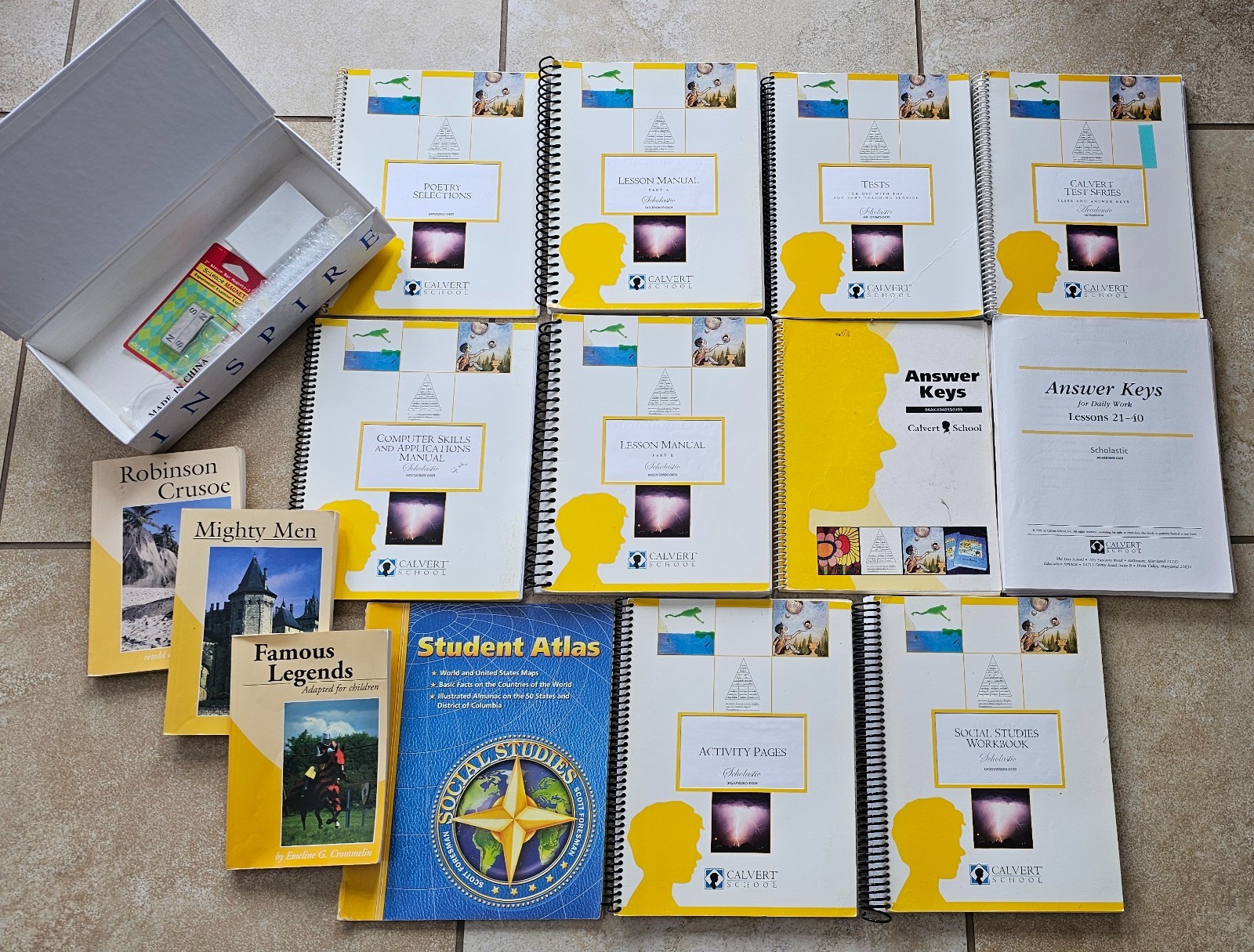 HUGE LOT 4th Grade Calvert Home School Materials, Pre-Common Core
