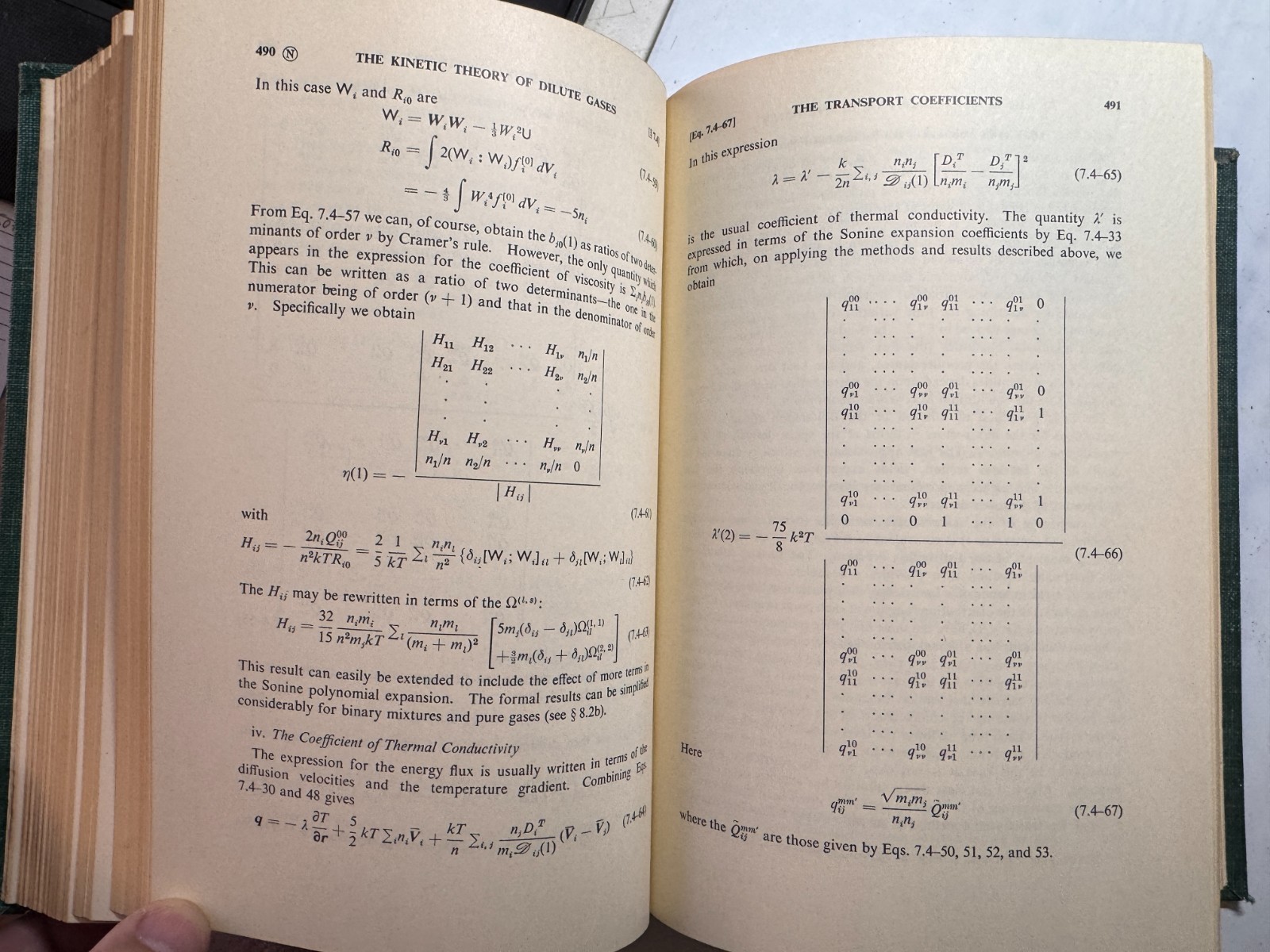 Molecular Theory of Gases & Liquids, Hirschfelder, Curtiss & Bird, Hardcover