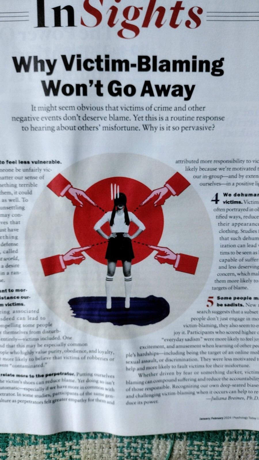 PSYCHOLOGY TODAY BURNOUT HOW TO BEAT STRESS JANUARY/ FEBRUARY 2024