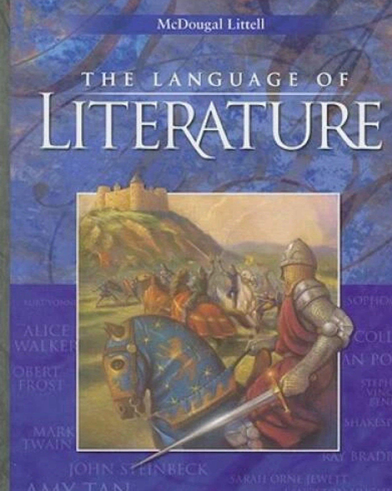 Language of Literature Student Edition English Textbook Blue Hardcover McDougal