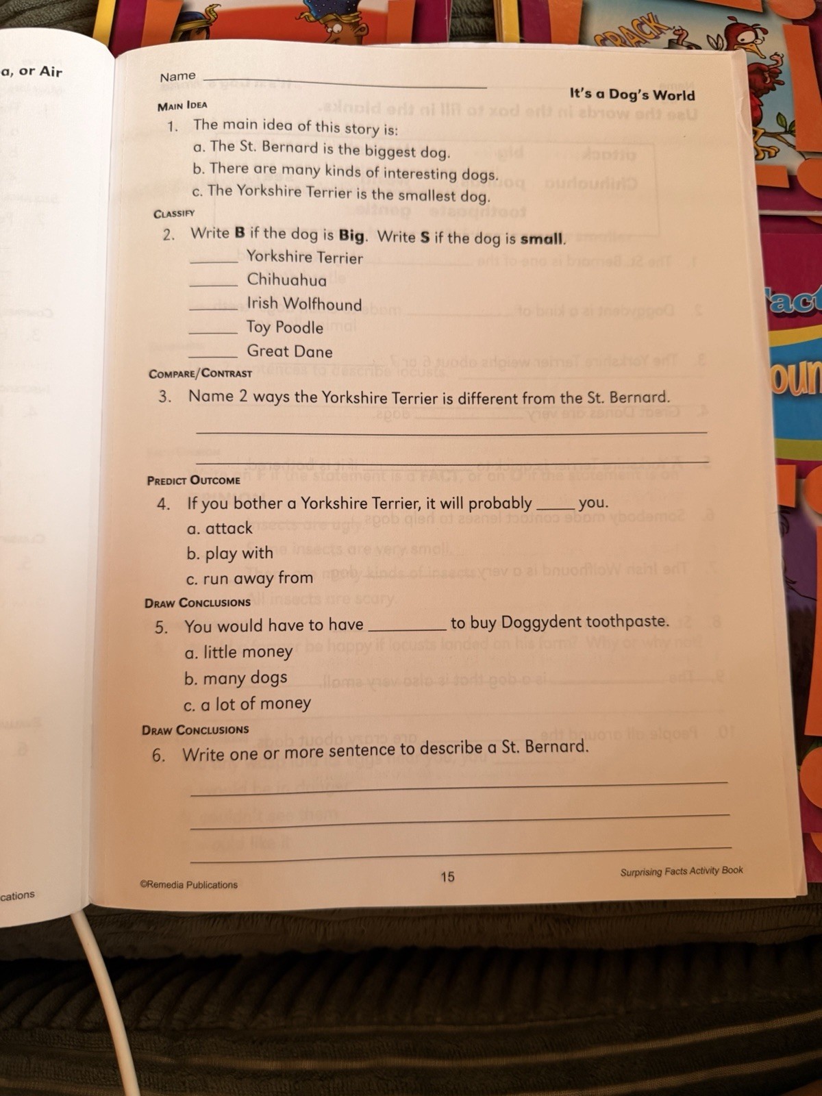 Surprising Facts Phonics Readers And Activity Book