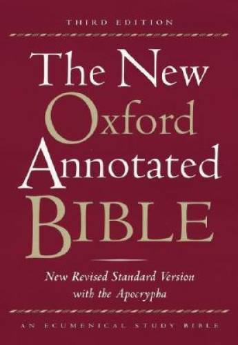 The New Oxford Annotated Bible, New Revised Standard Version with the Apo – GOOD