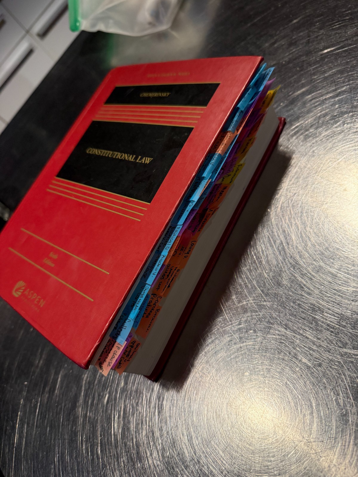 Constitutional Law by Erwin Chemerinsky (6th Edition, Hardcover)